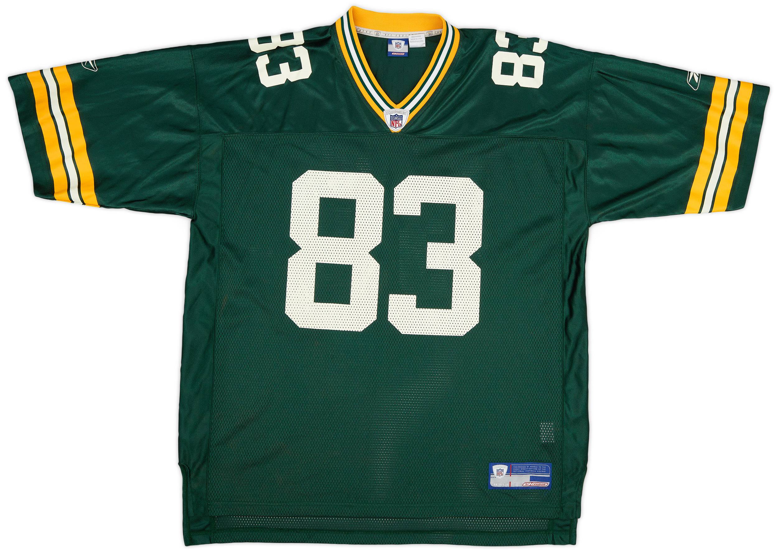 2002 Green Bay Packers Glenn #83 Reebok On Field Home Jersey (Excellent) XL