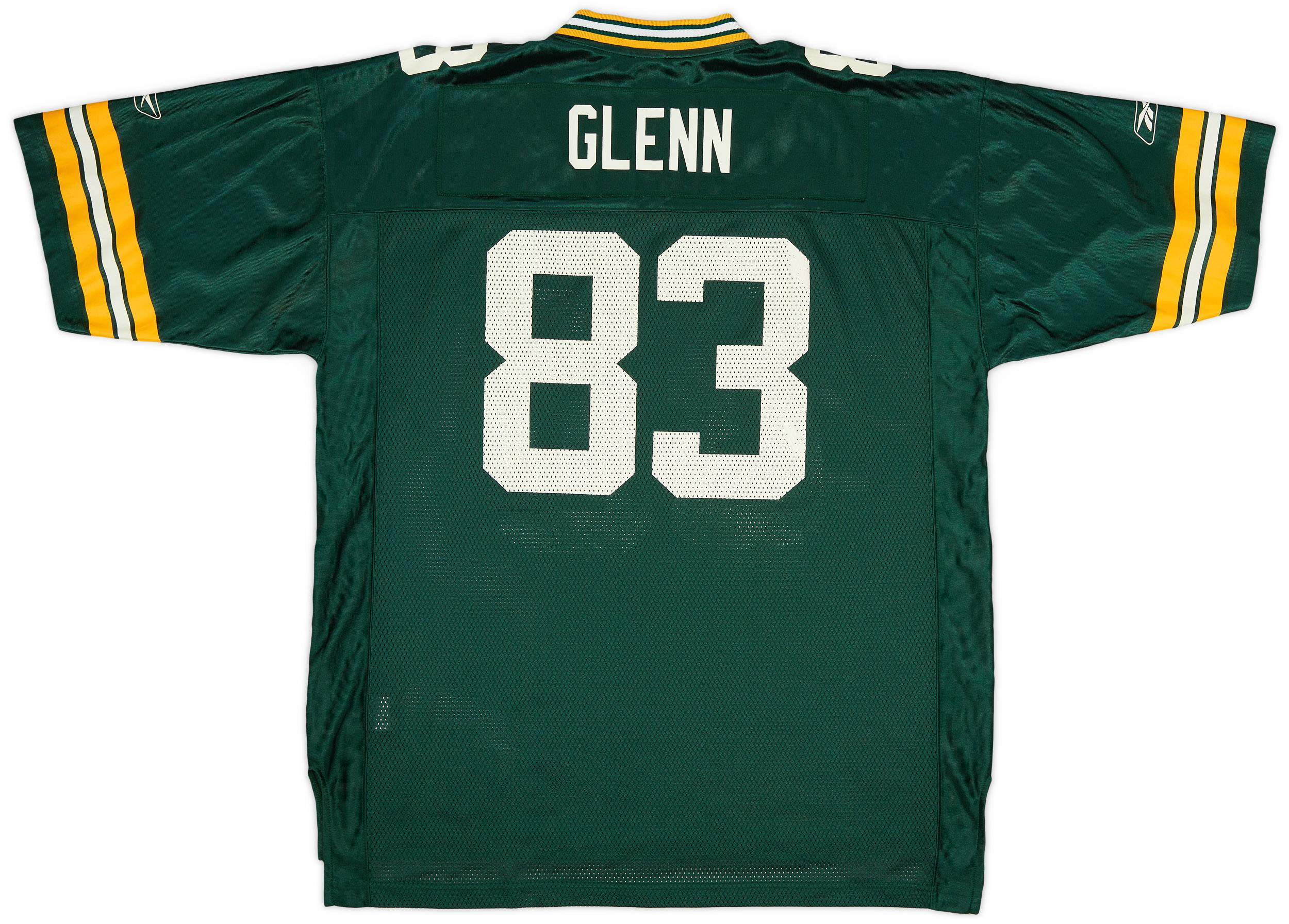 2002 Green Bay Packers Glenn #83 Reebok On Field Home Jersey