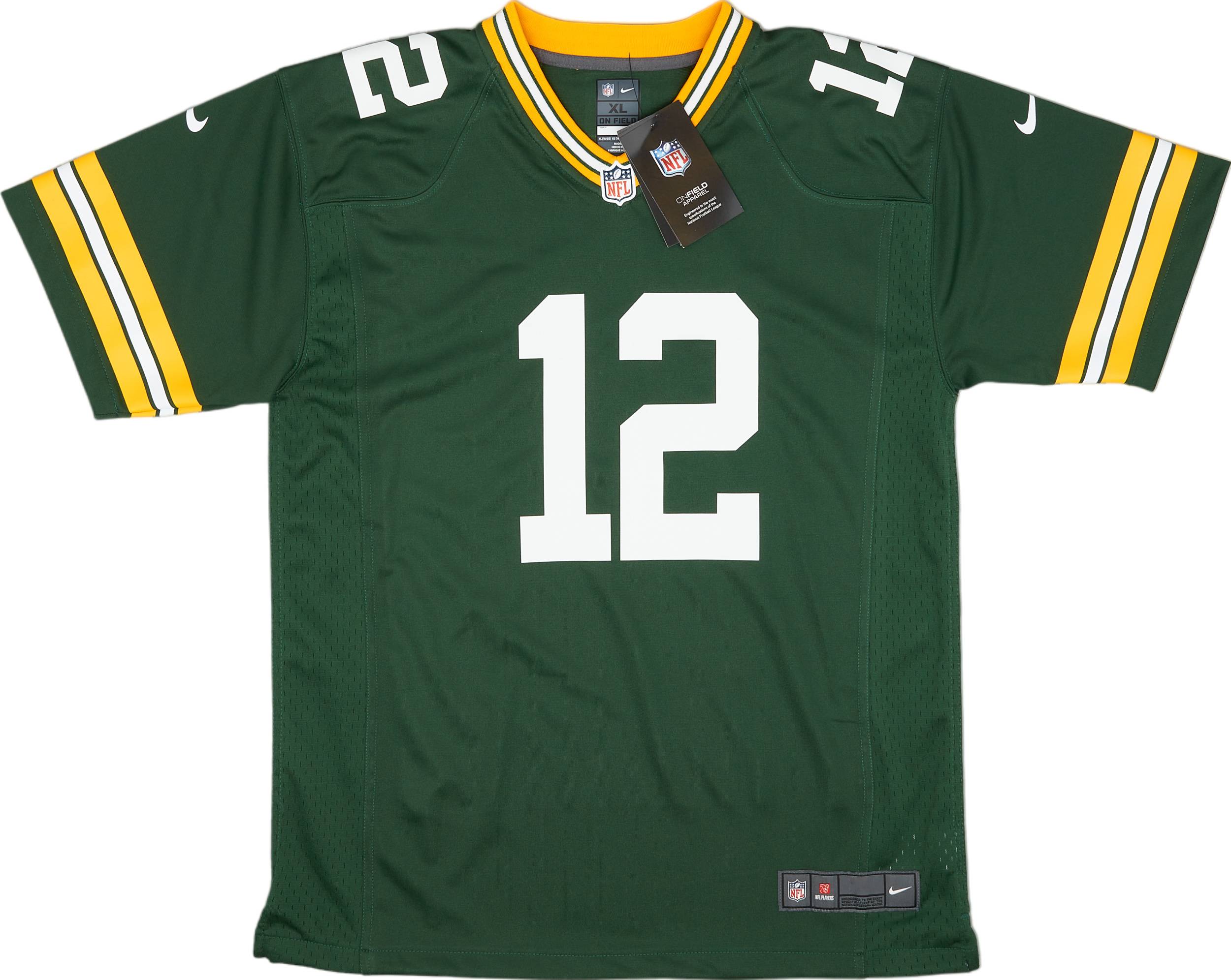 2012 22 Green Bay Packers Rodgers 12 Nike Game Home Jersey XL.Kids