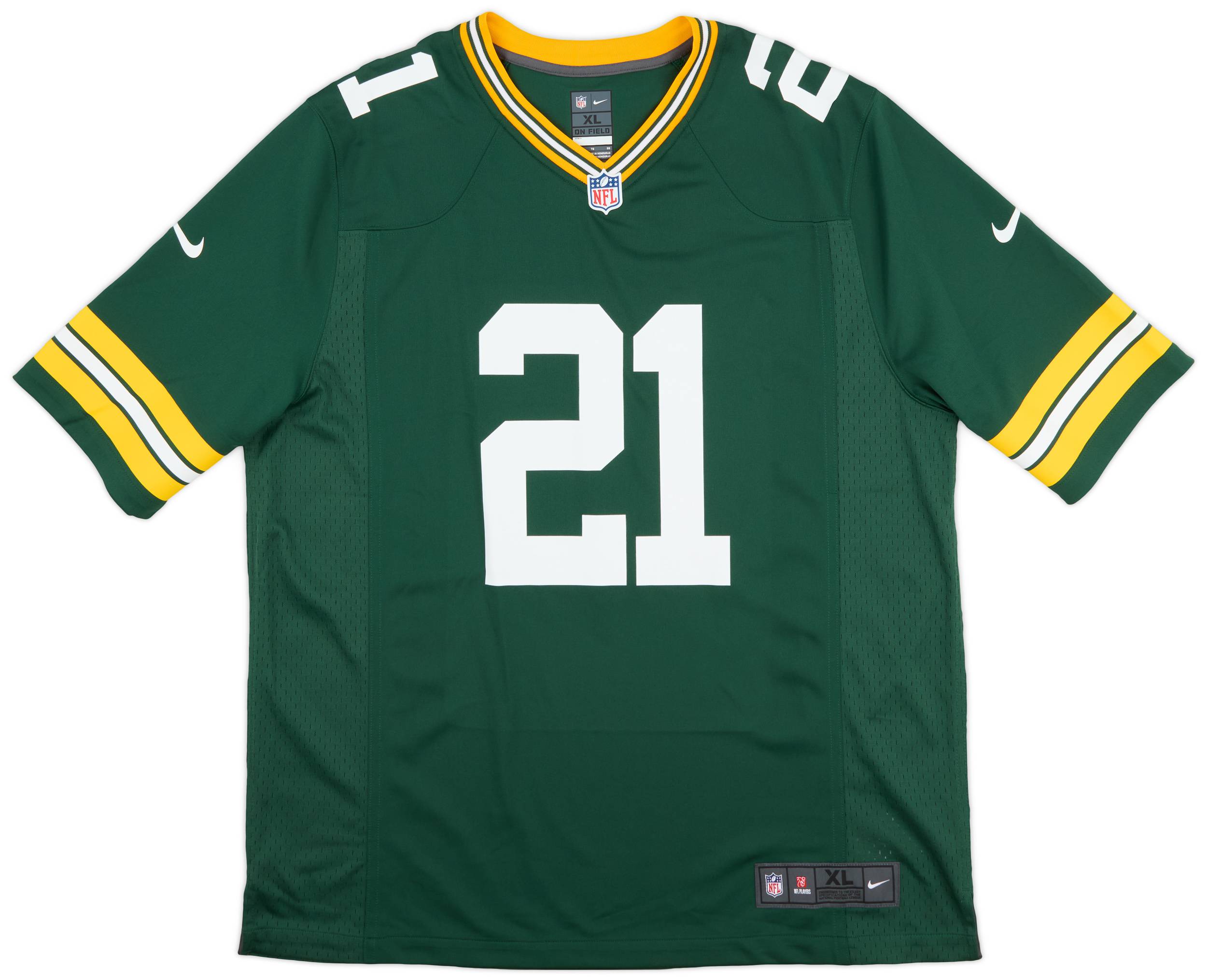 2014 18 Green Bay Packers Clinton Dix 21 Nike Game Home Jersey XL
