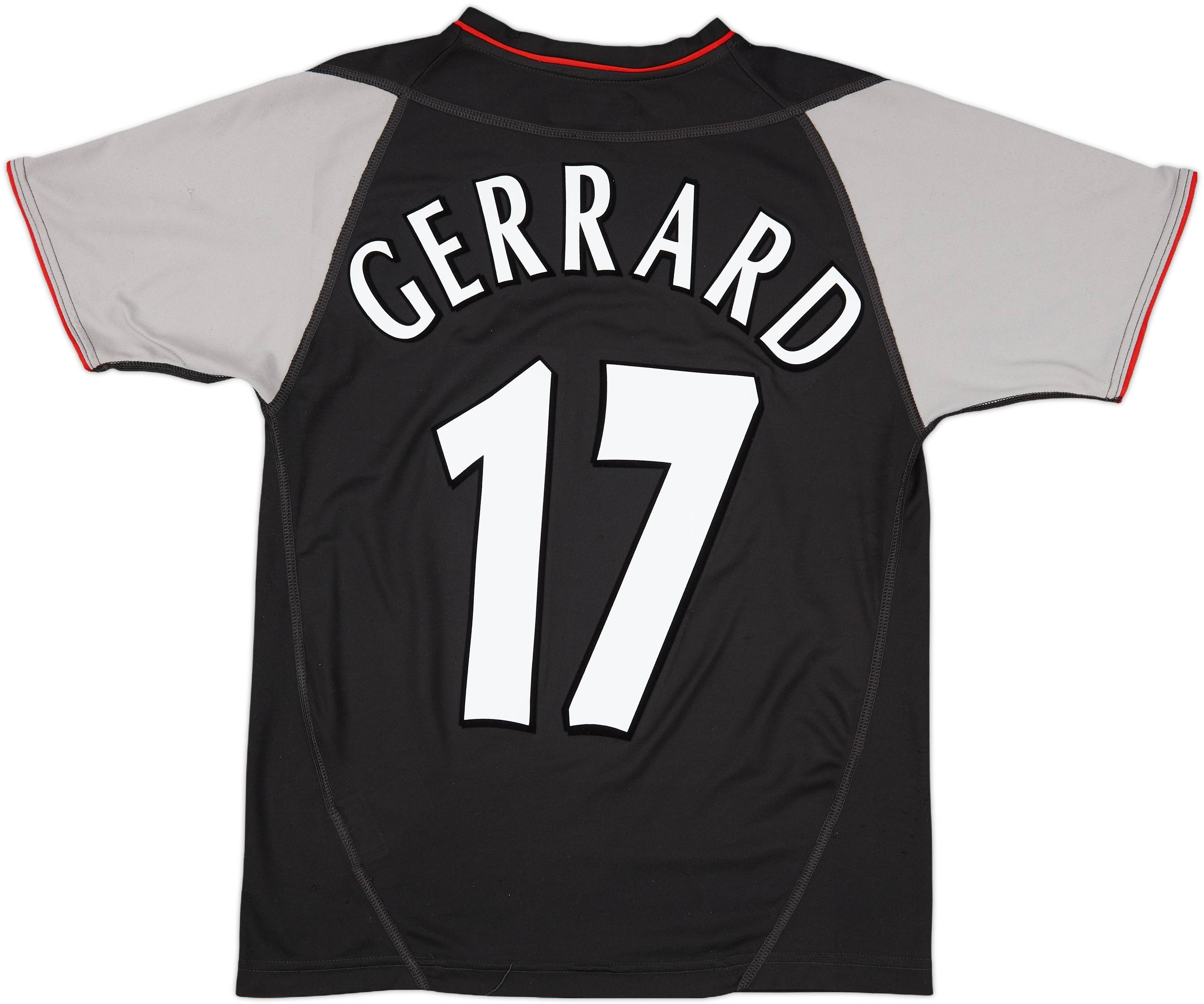 2002-04 Liverpool Away Shirt Gerrard #17 - 9/10 - (XS)