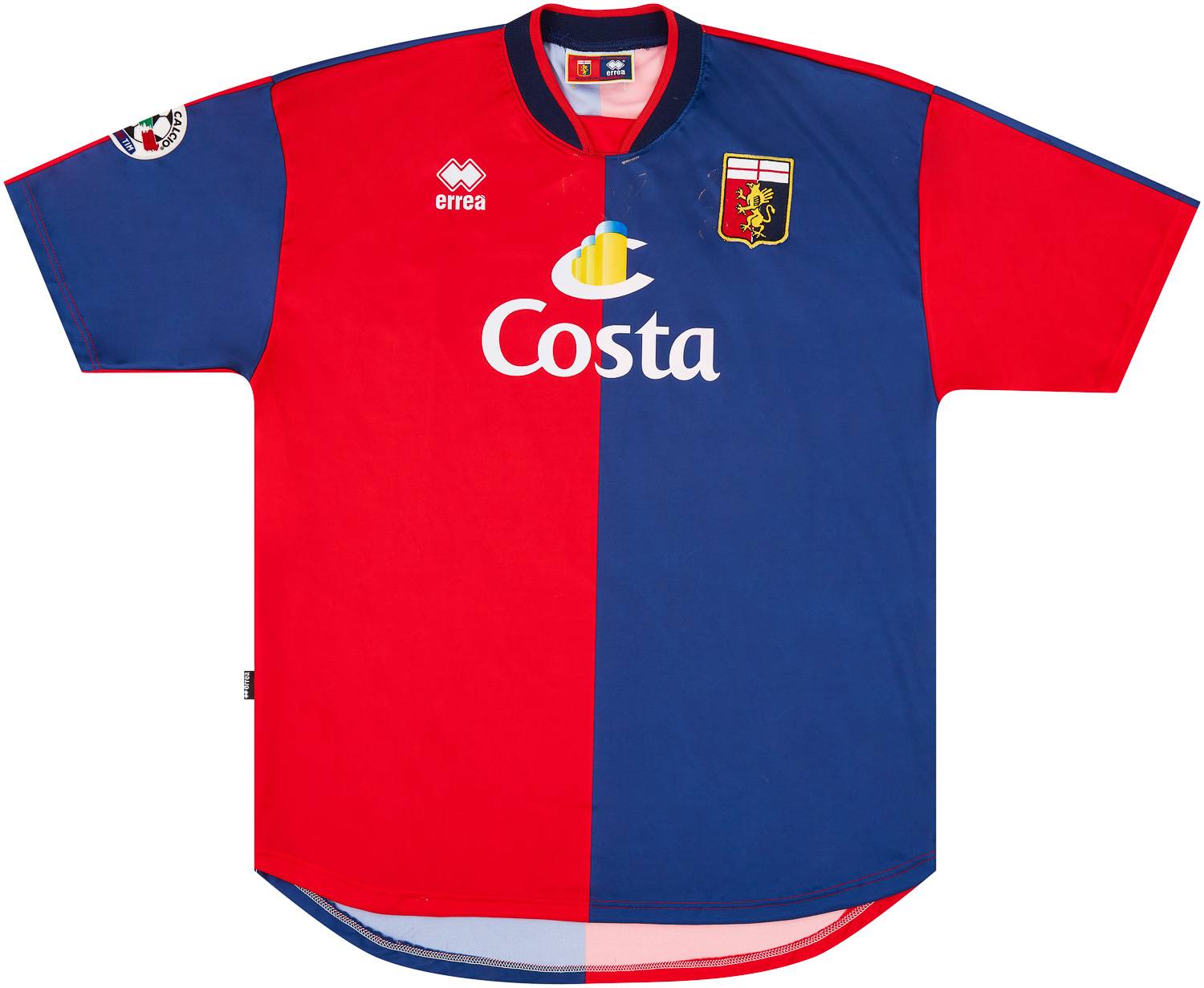 2003-04 Genoa Match Issue Home Shirt Cordone #17