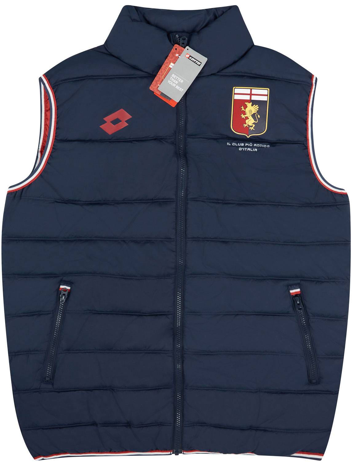 2018-19 Genoa Lotto Padded Gilet/Vest