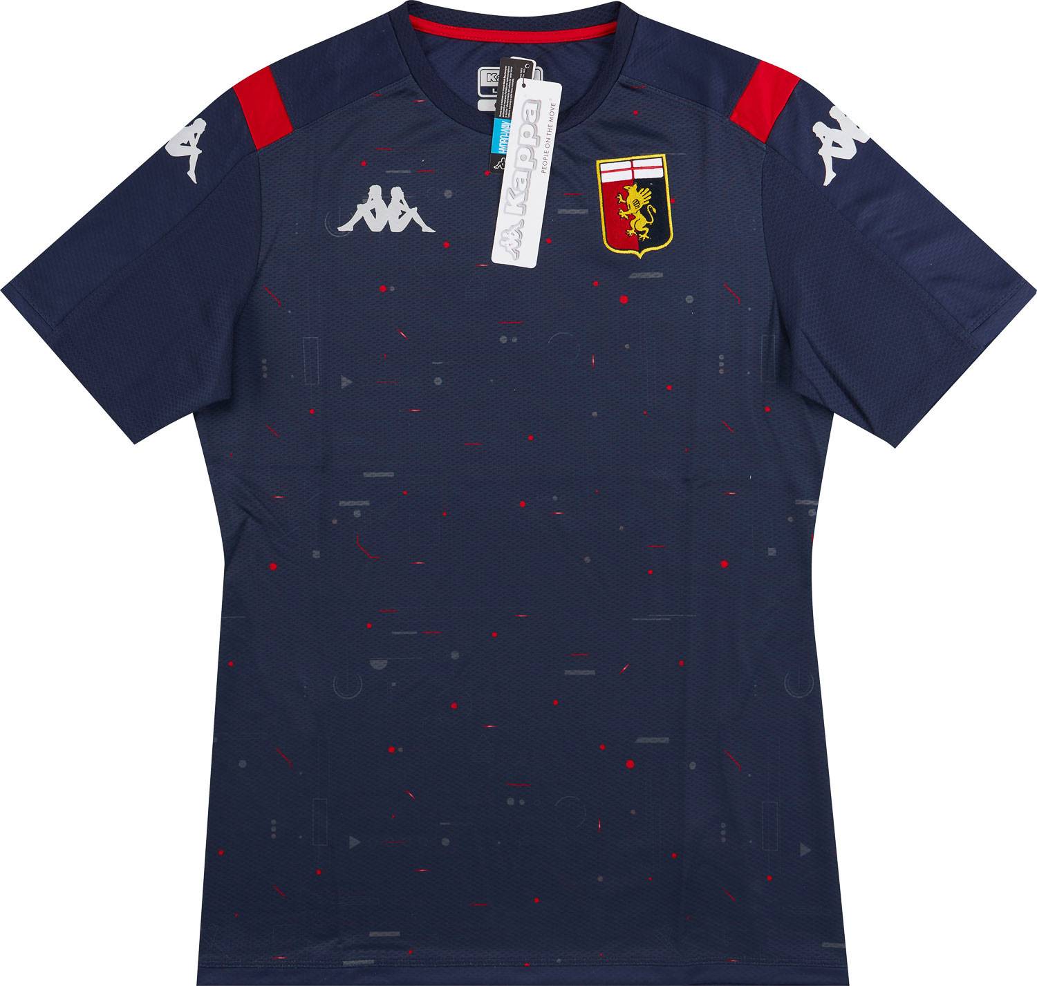 2019-20 Genoa Kappa Pre-Match Training Shirt