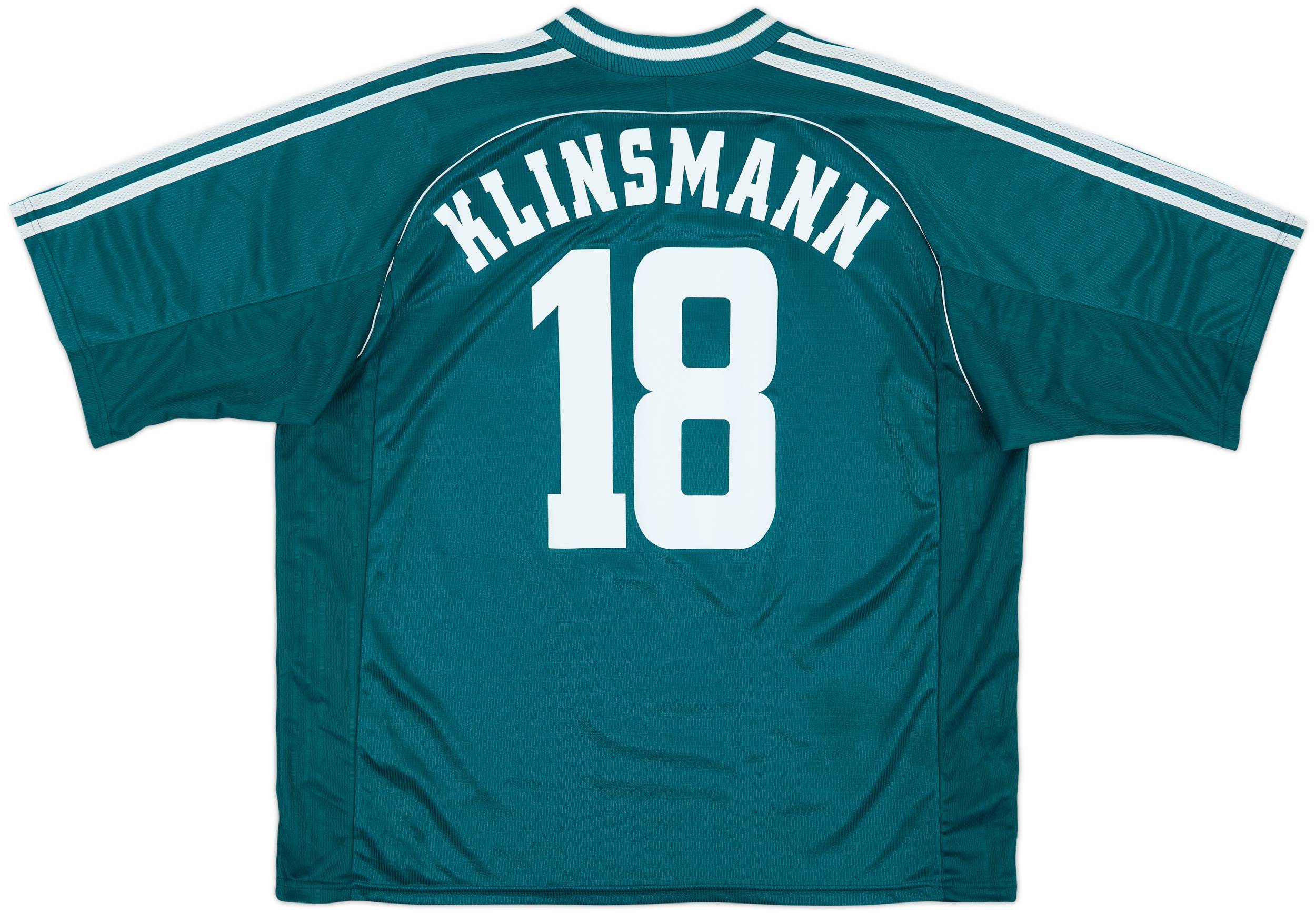1998-00 Germany Away Shirt Klinsmann #18