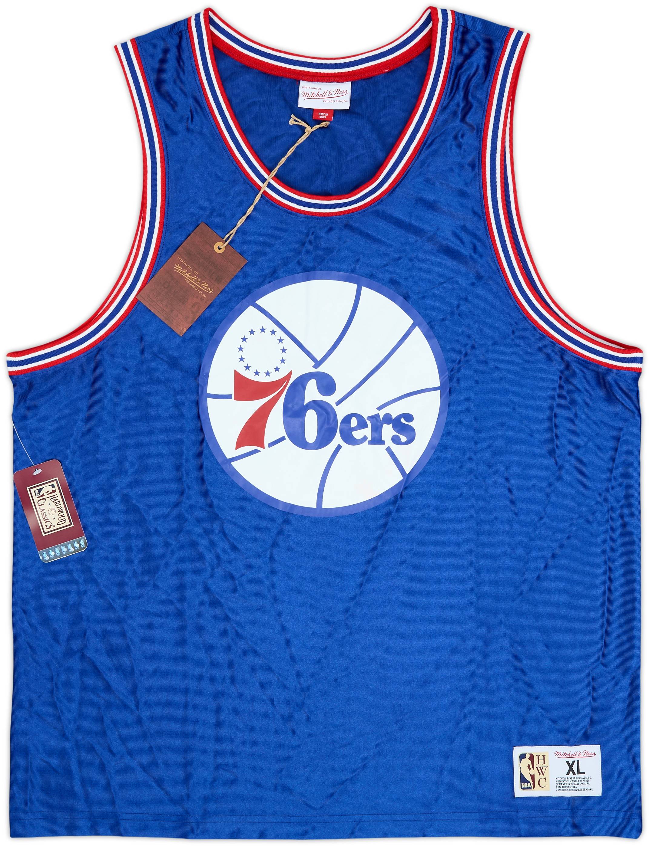 2019 Philadelphia 76ers Mitchell & Ness Training Jersey (XL)