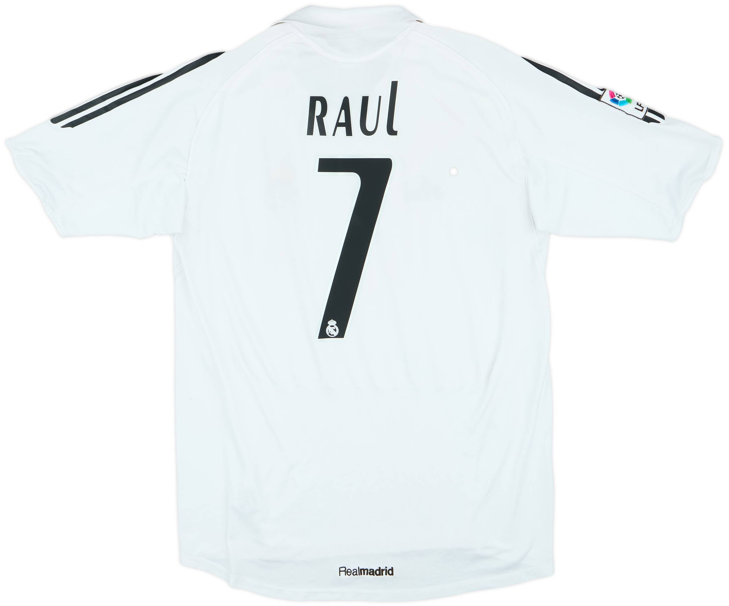 レアル・マドリード RAUL 7番 シャツ RAUL 7 Real Madrid Football Shirt Men's L Adidas Centenary