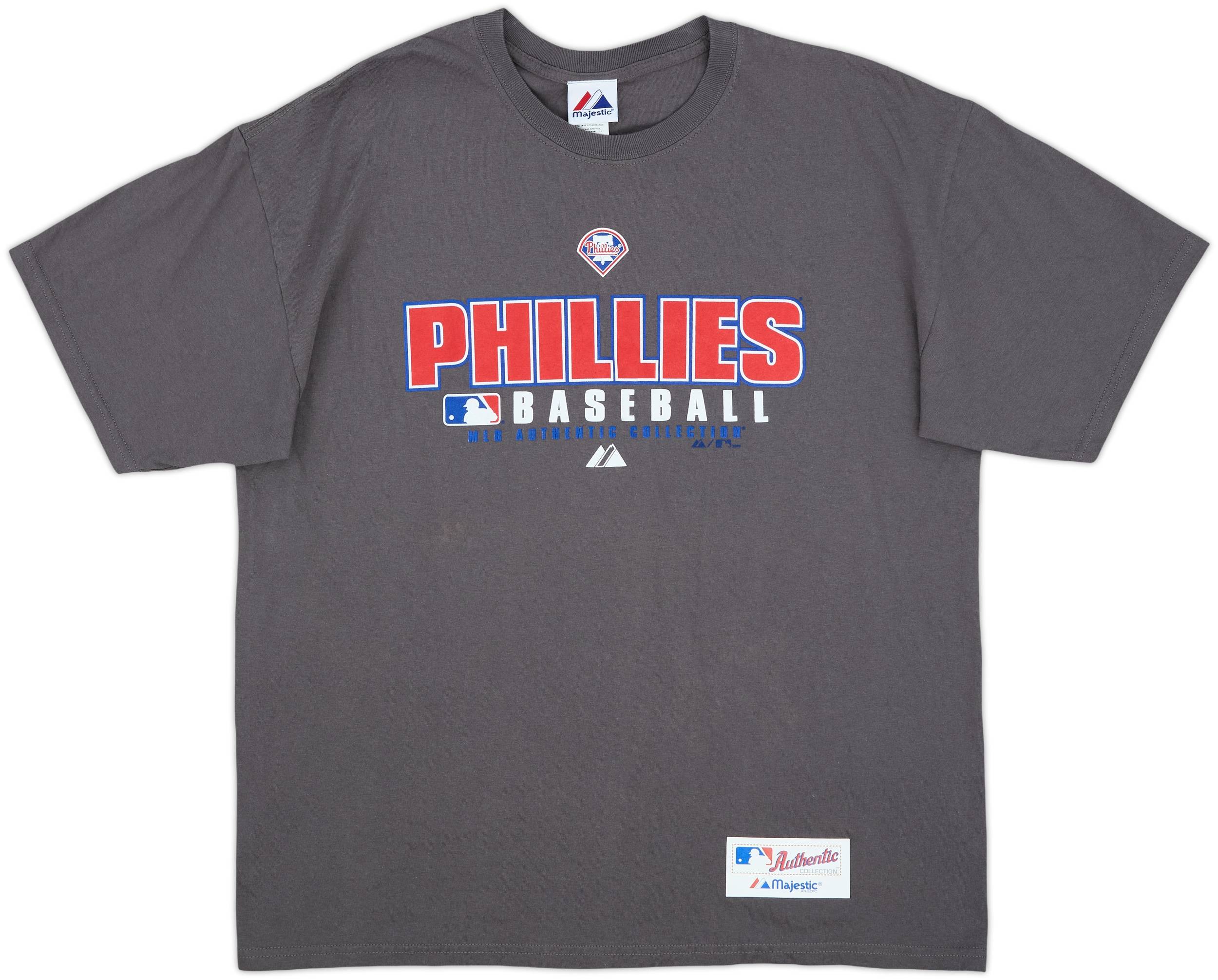 2008 Philadelphia Phillies Majestic Tee - 9/10 - (L)