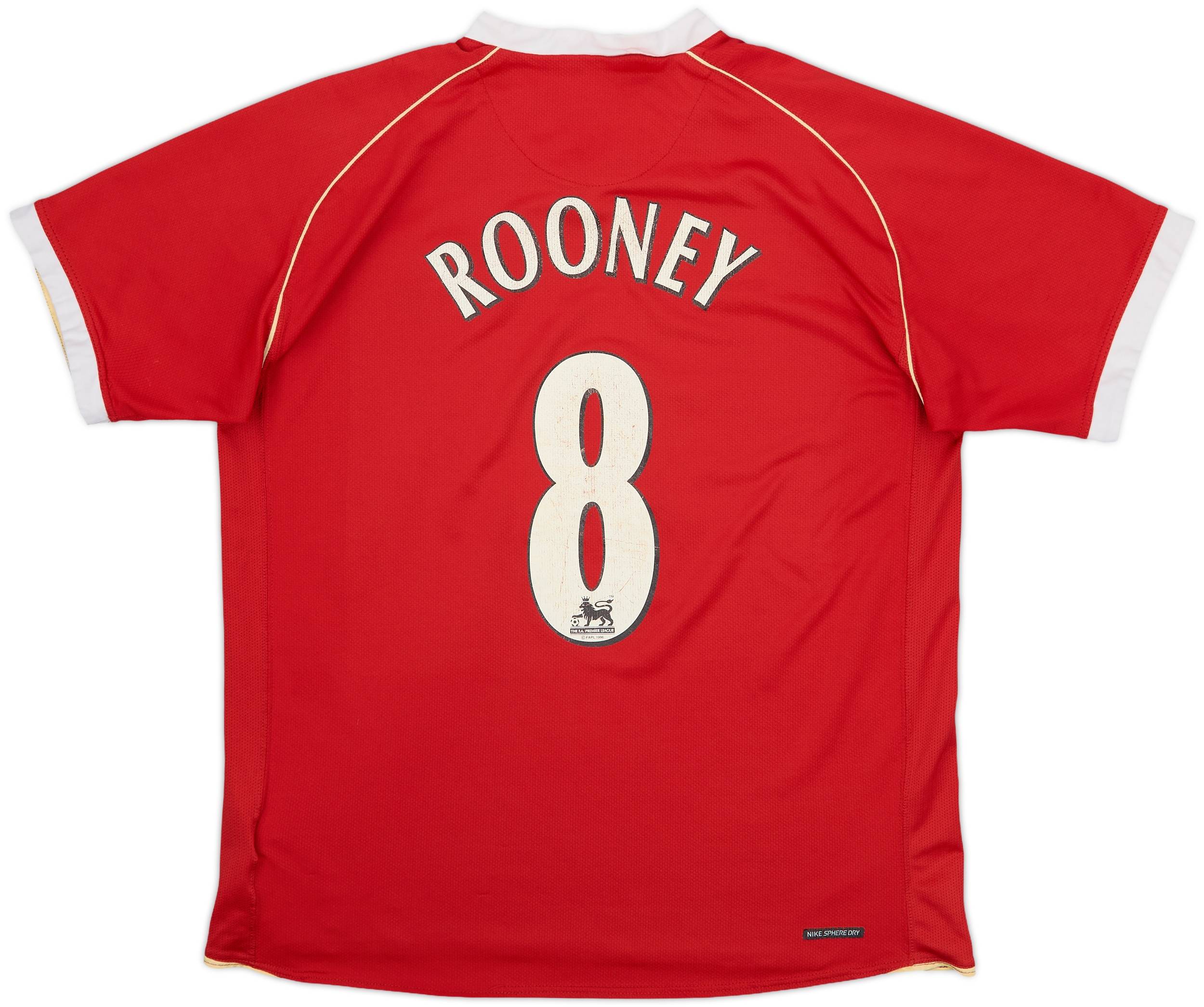 マンチェスター・ユナイテッド ROONEY 8番シャツ Nike サイズ90 マンチェスター・ユナイテッド ROONEY 8番シャツ Nike サイズ90 2006