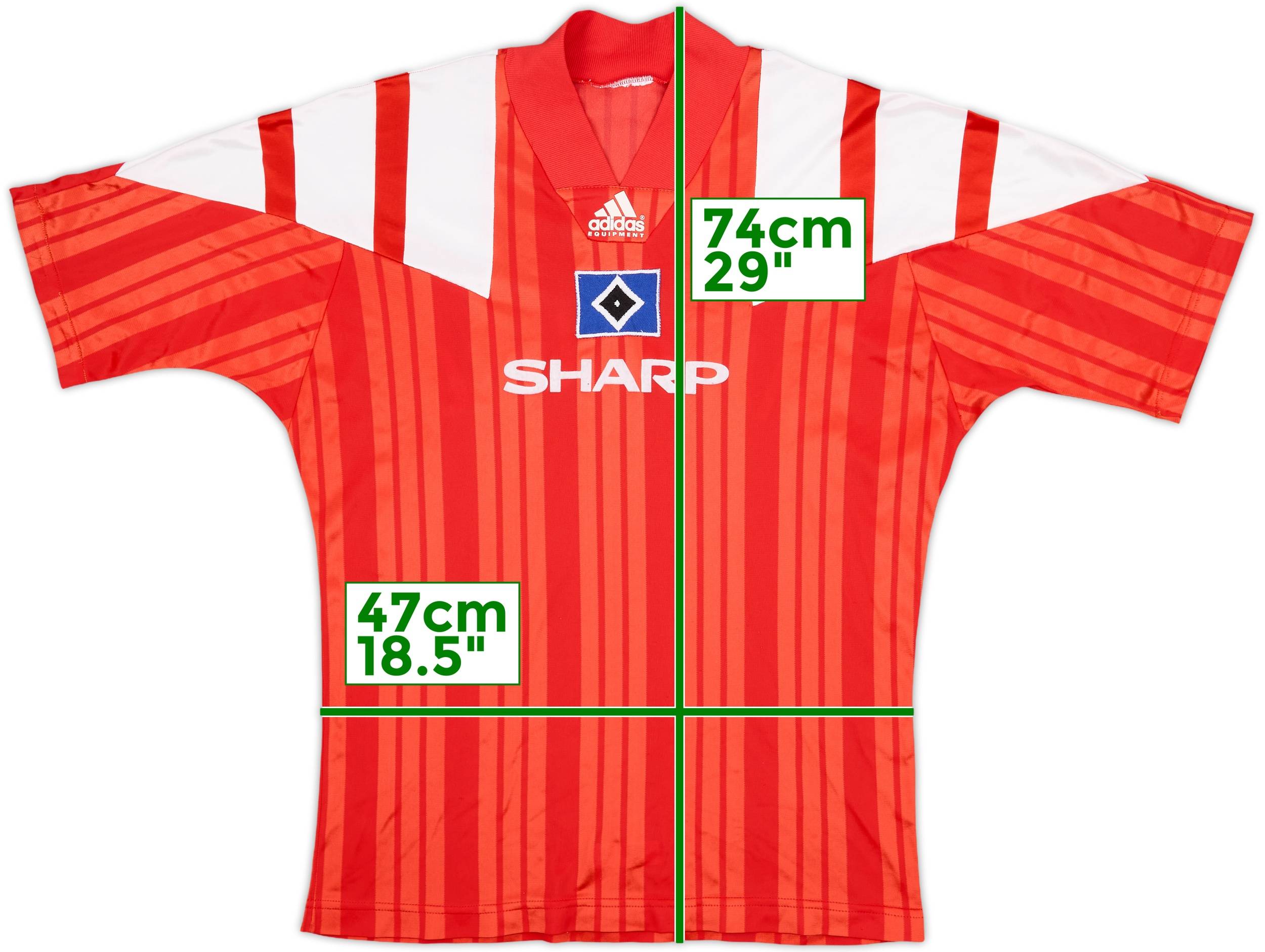 1992-93 Hamburg Away Shirt - 7/10 - (M)