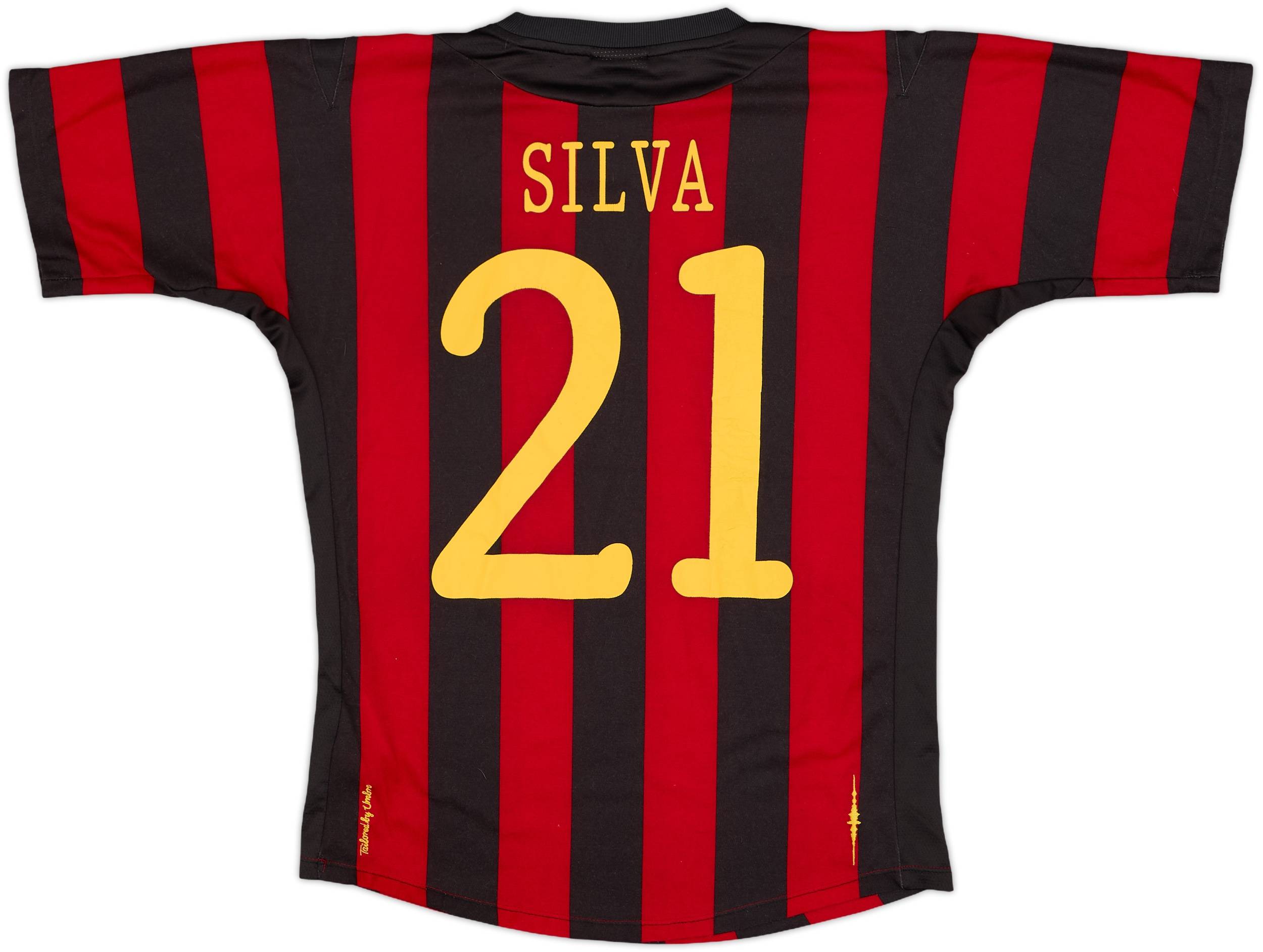 2011-12 Manchester City Away Shirt Silva #21 - 7/10 - (XS)