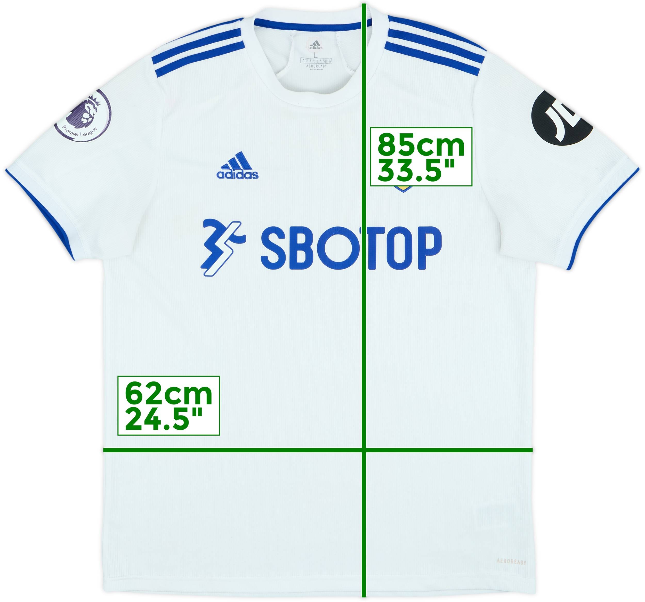 2020-21 Leeds United Home Shirt 5/10 (L)