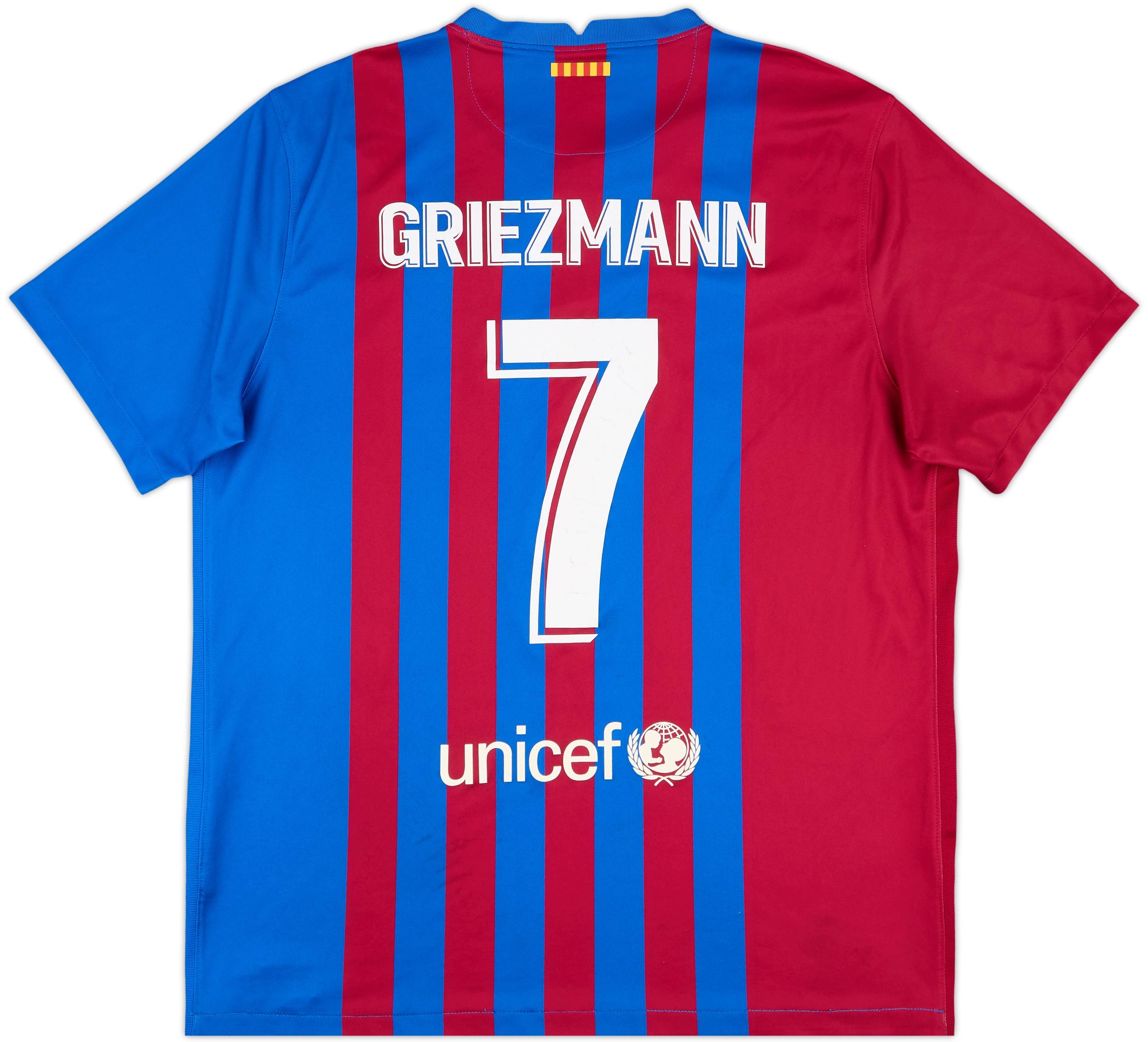 2021-22 Barcelona Home Shirt Griezmann #7 - 6/10 - (XL)