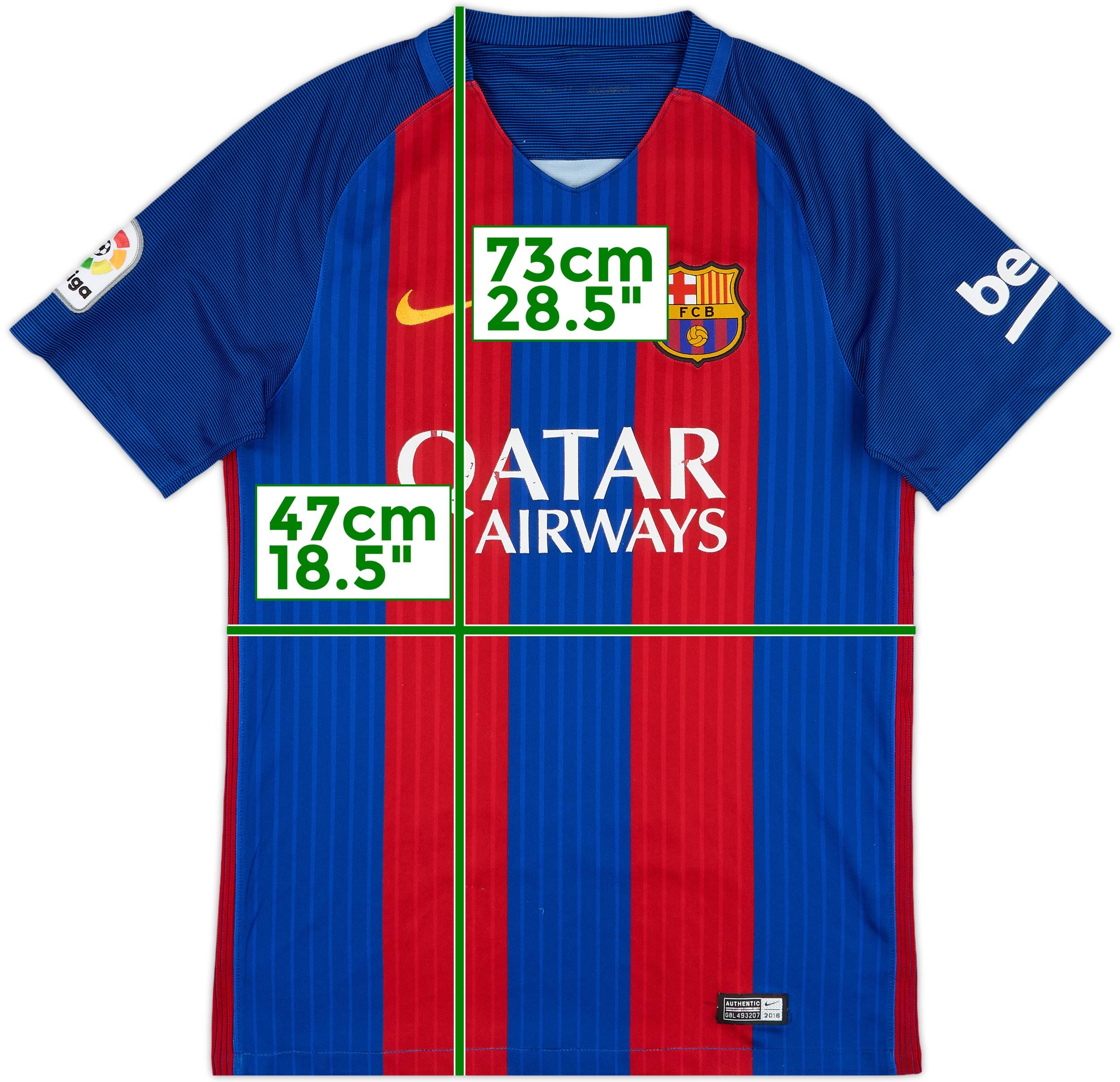 2016-17 Barcelona Home Shirt - 5/10 - (S)