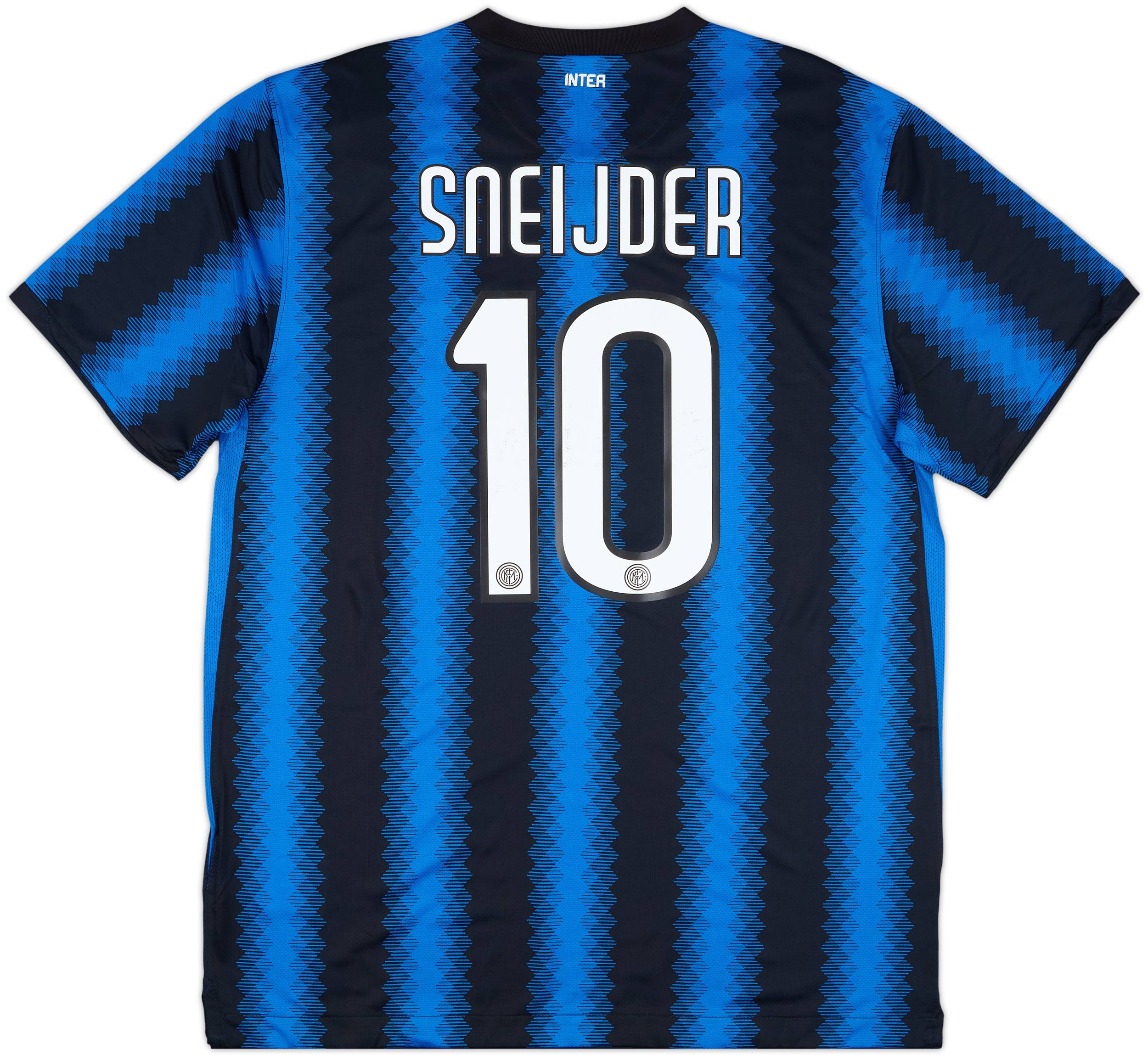 2010-11 Inter Milan Home Shirt Sneijder #10 (XL)