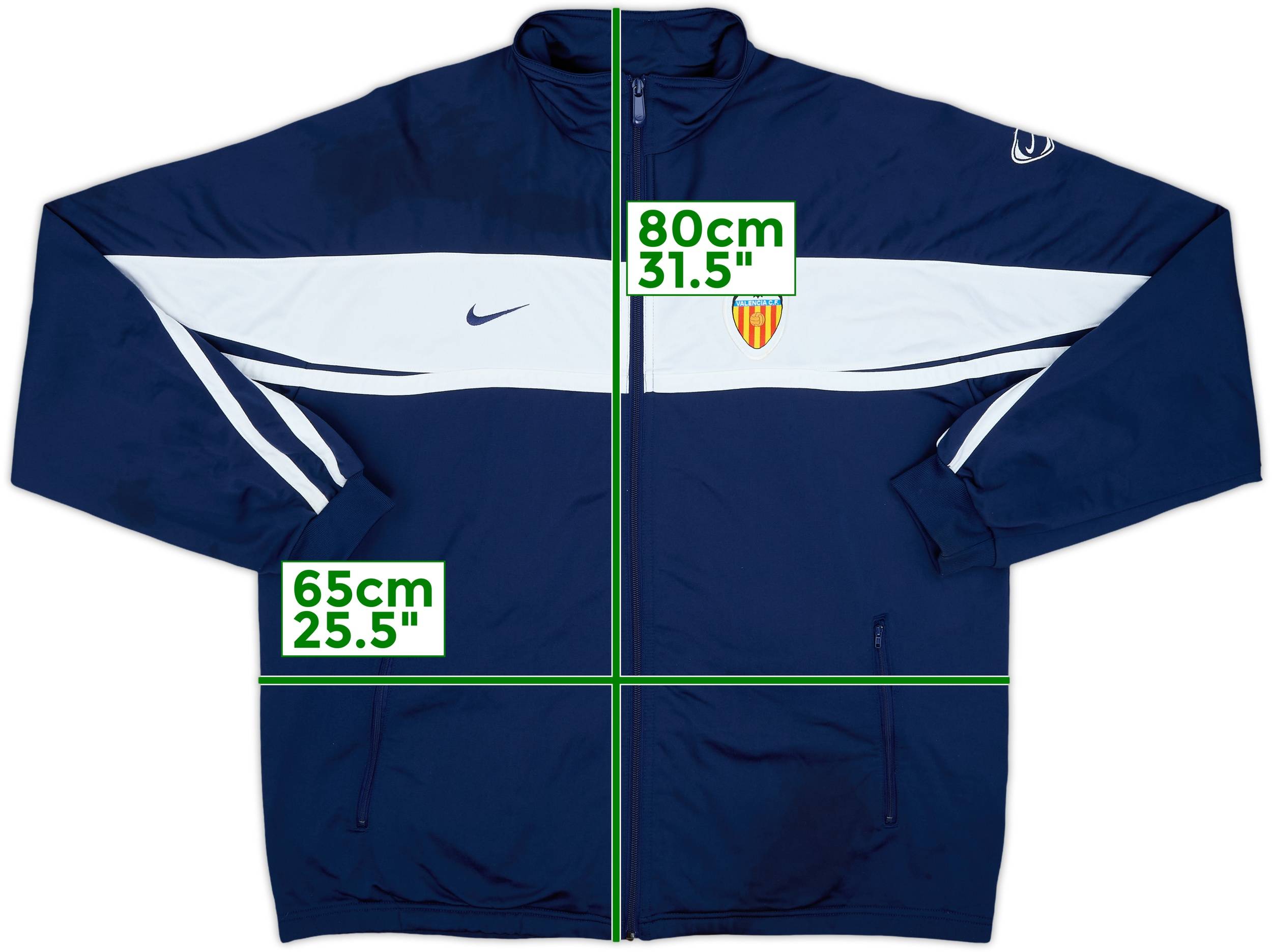2001-02 Valencia Nike Track Jacket - 6/10 - (XL)