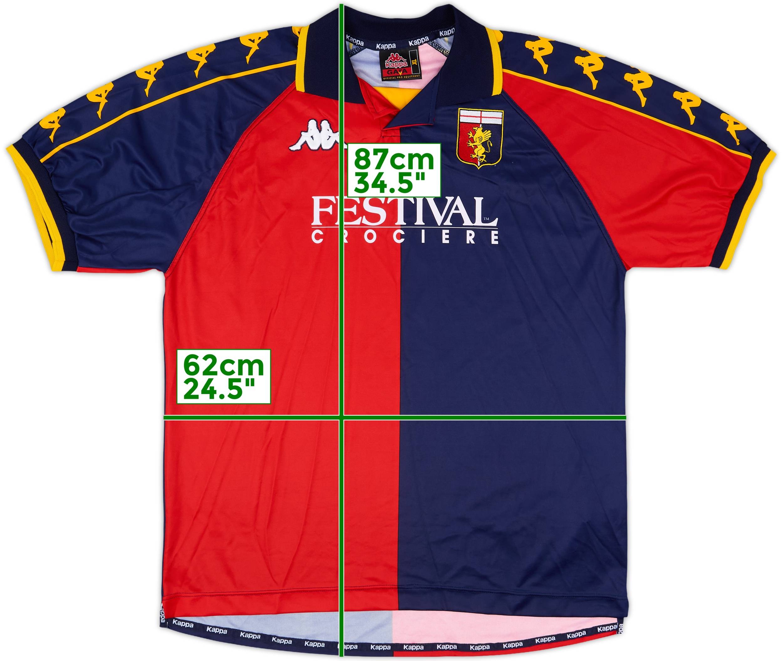 1999-00 Genoa Home Shirt - 6/10 - (XL)