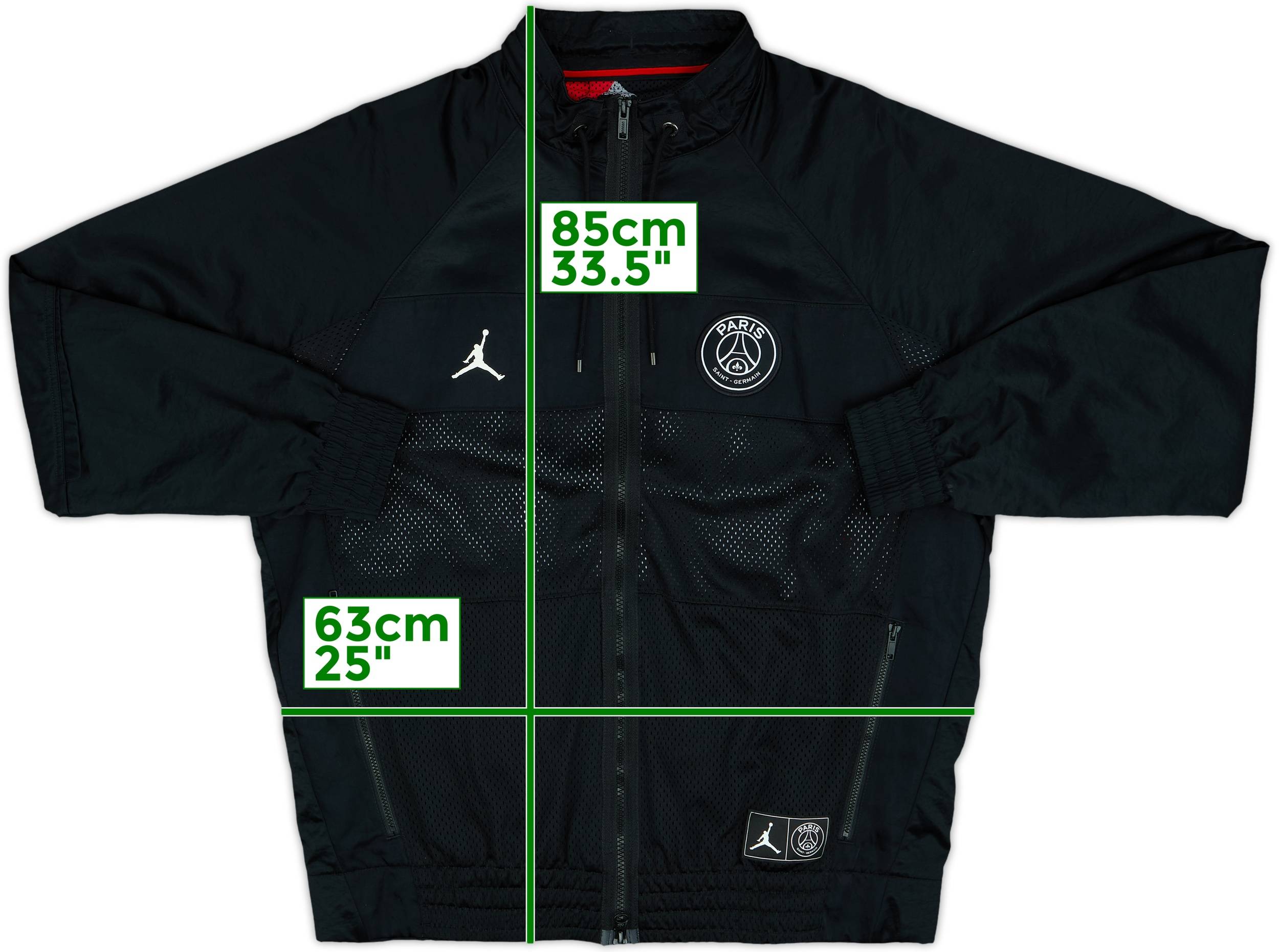 2019-20 Paris Saint-Germain Jordan Track Jacket - 9/10 - (M)