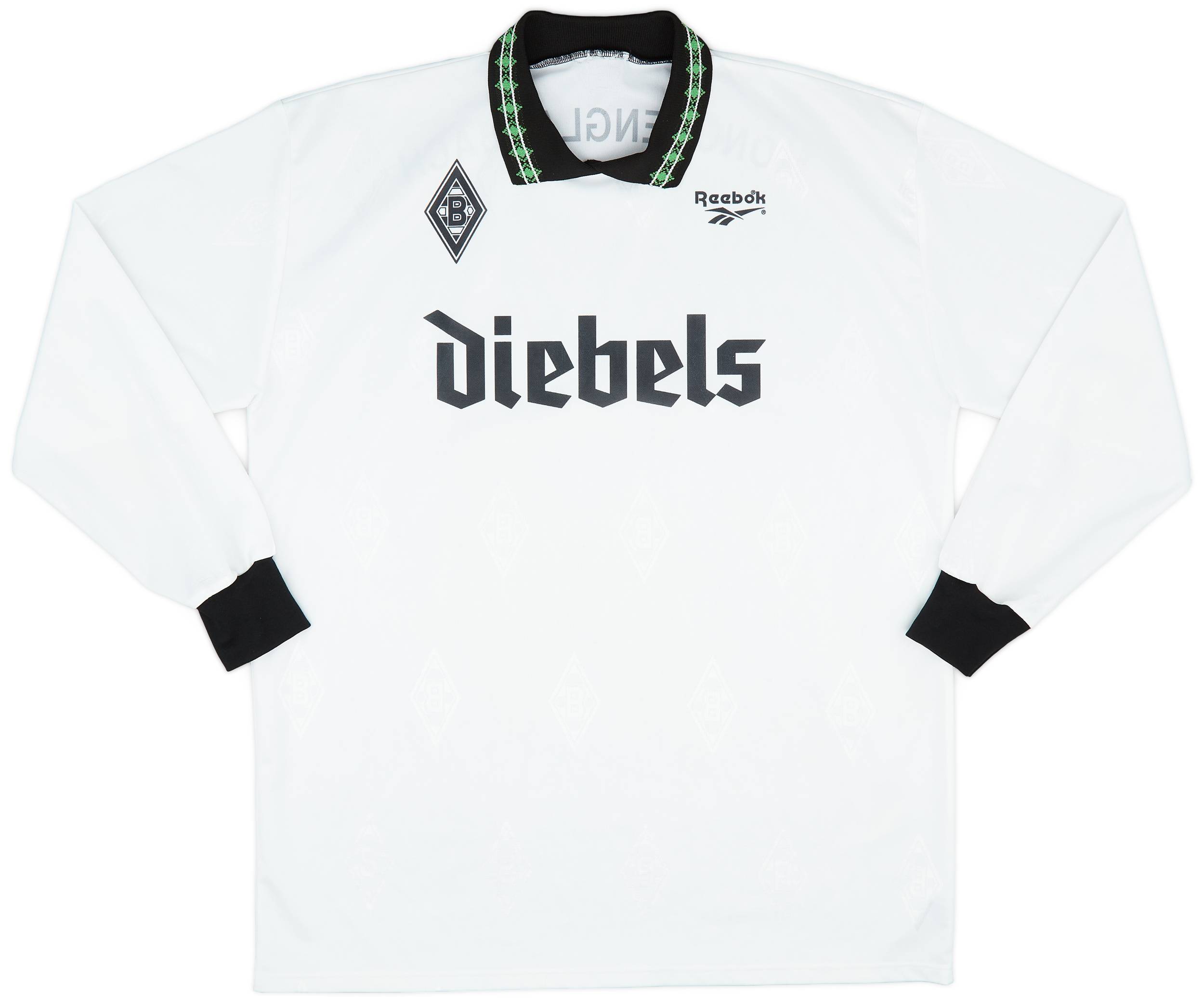 1995-96 Borussia Monchengladbach Home L/S Shirt - 8/10 - (XXL)