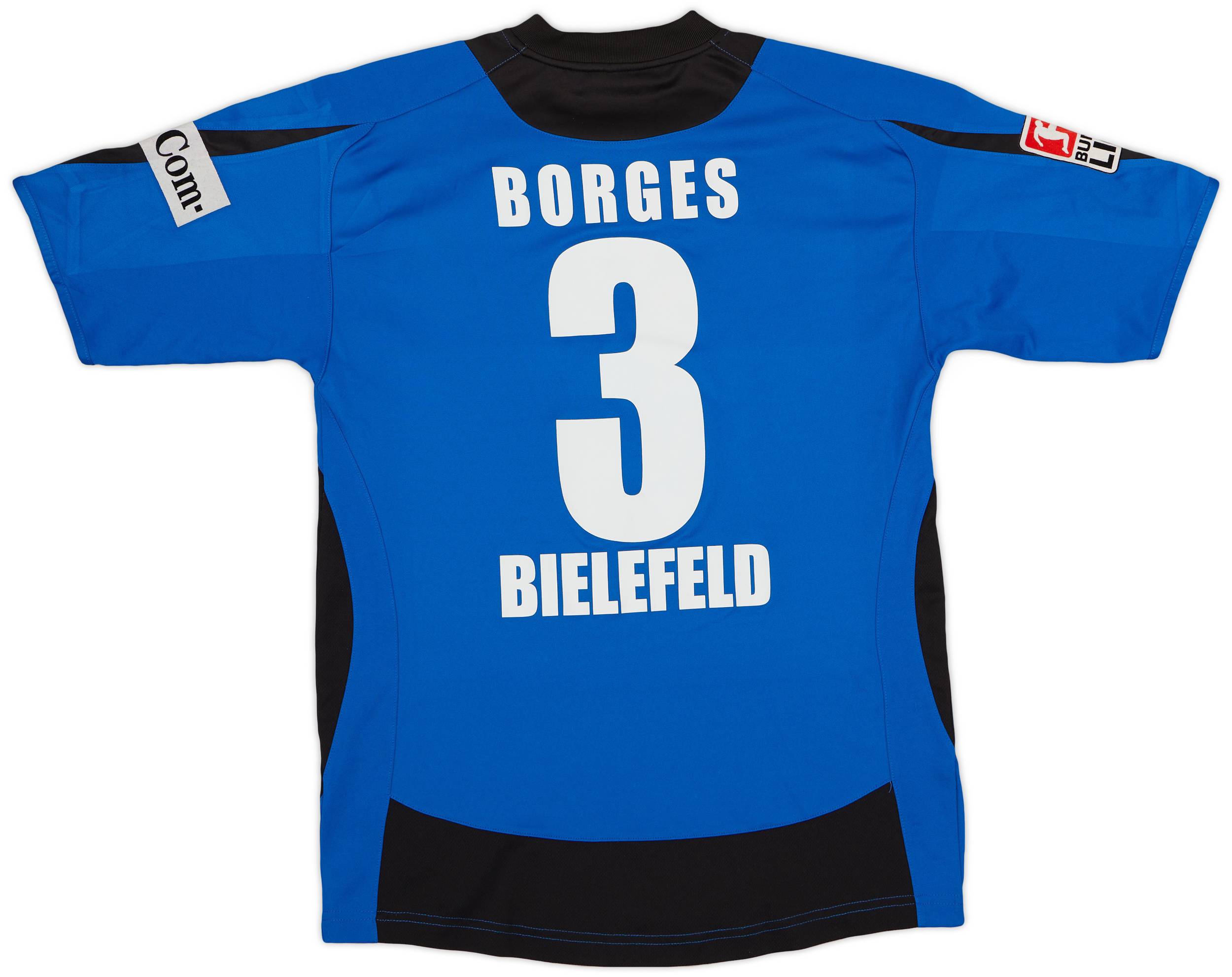 2006-07 Arminia Bielefeld Home Shirt Borges #3 - 7/10 - (S)