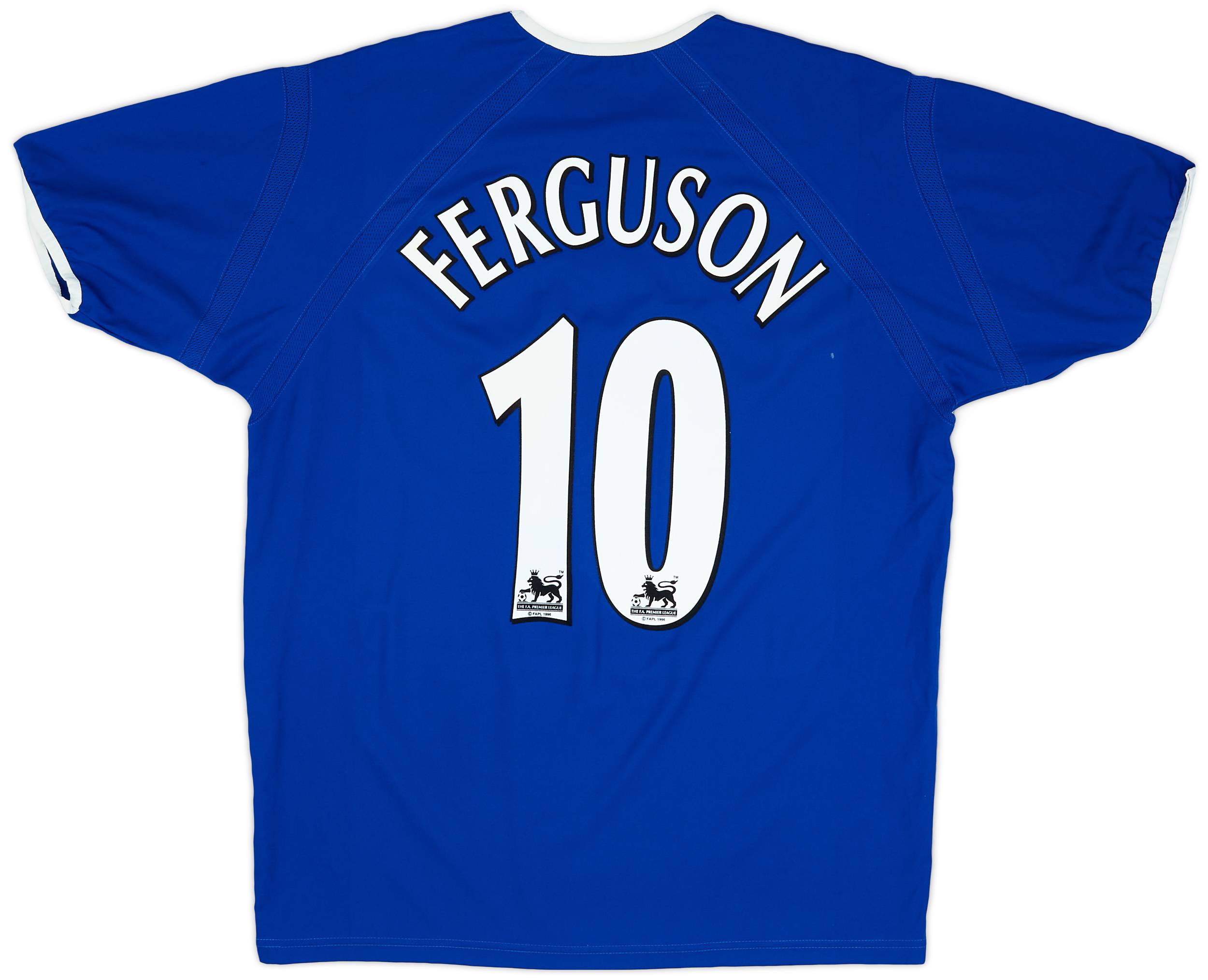 2003-04 Everton Home Shirt Ferguson #10 - 9/10 - (L)