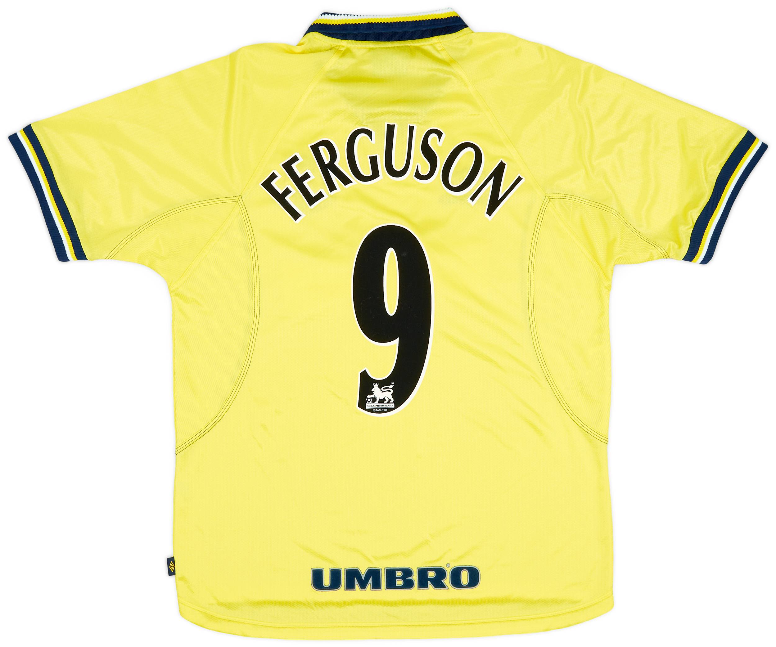 1998-99 Everton Third Shirt Ferguson #9 - 9/10 - (L)