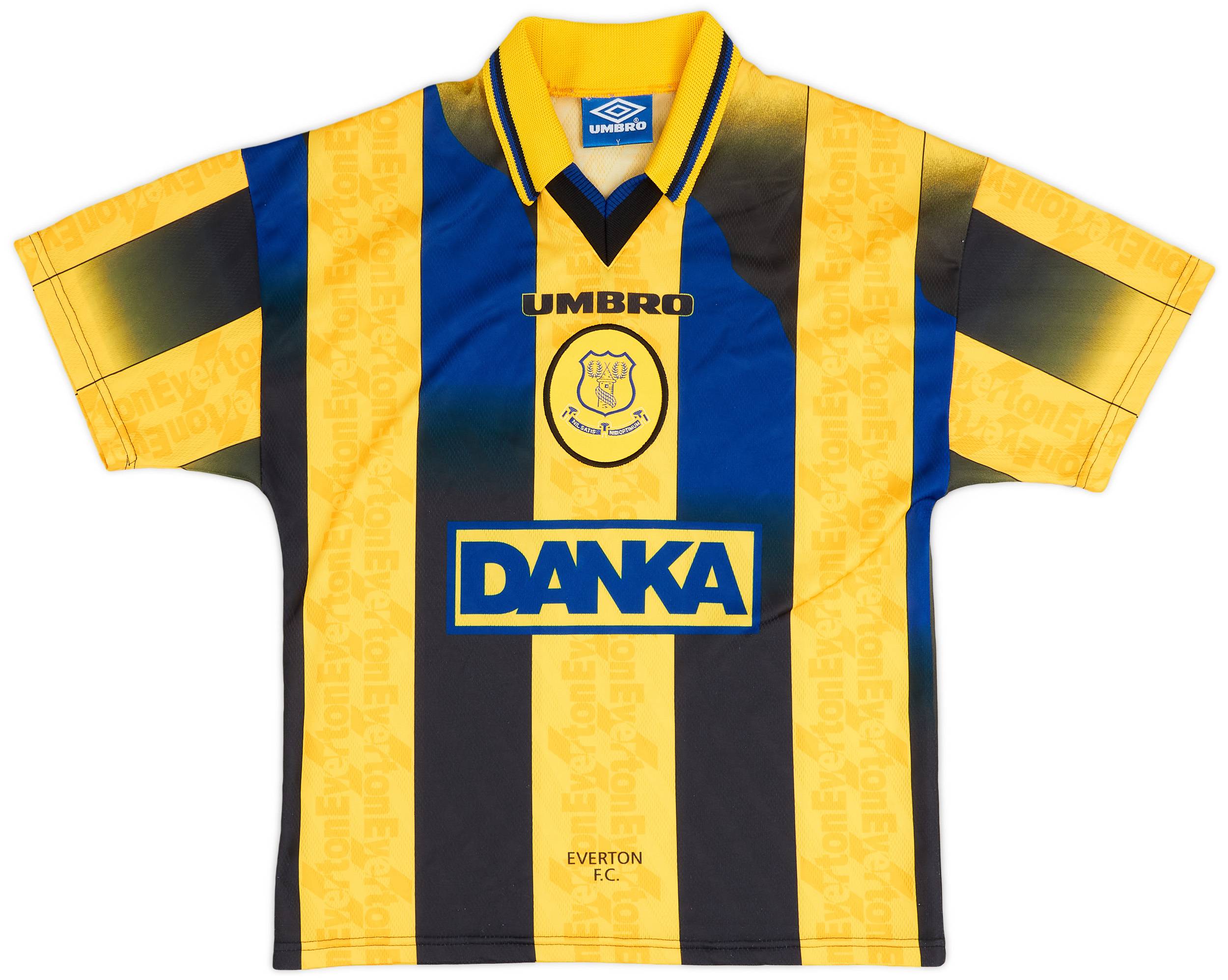 1996-98 Everton Away Shirt - 9/10 - (Y)