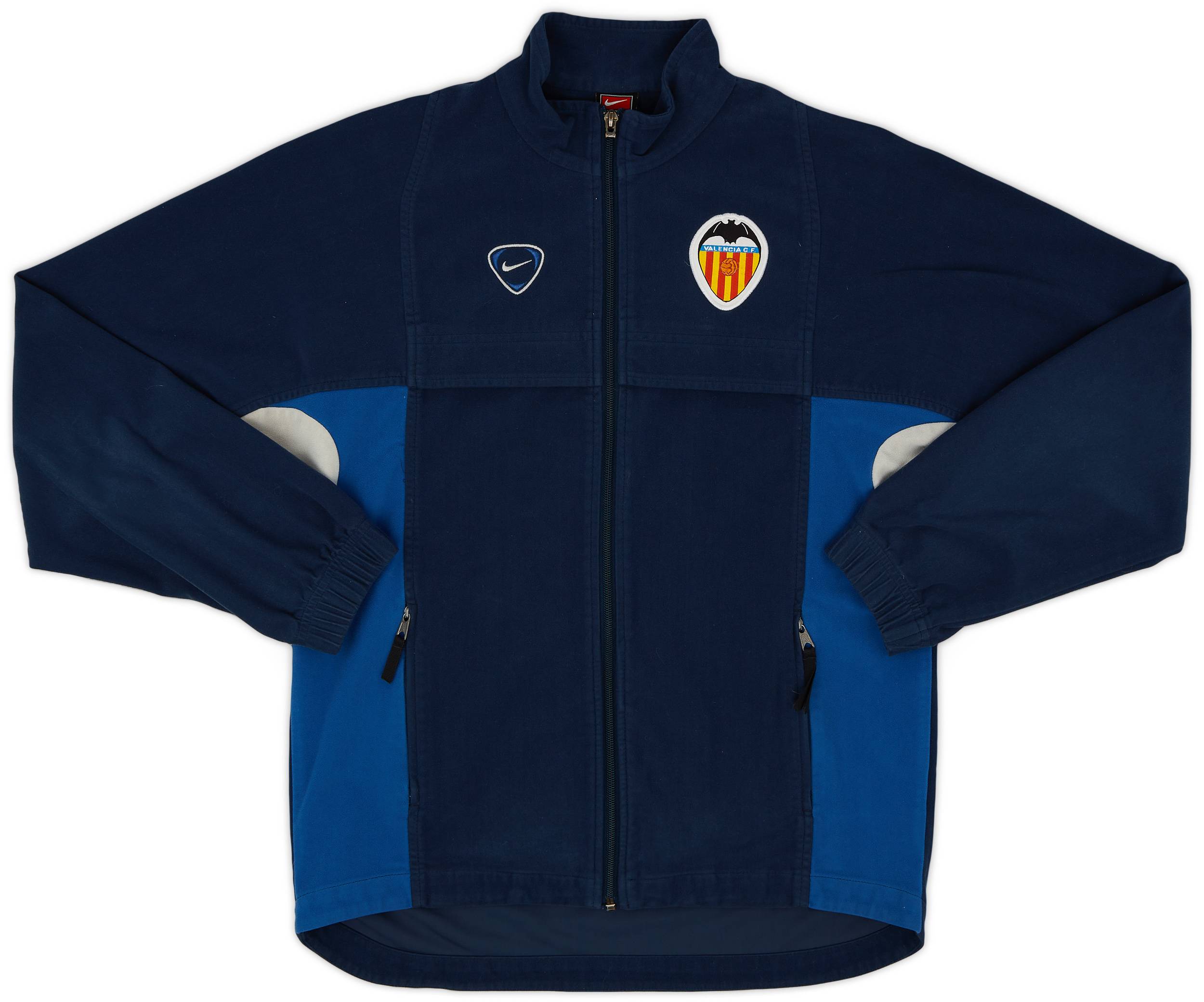 2000-01 Valencia Nike Track Jacket - 9/10 - (XL.Boys)