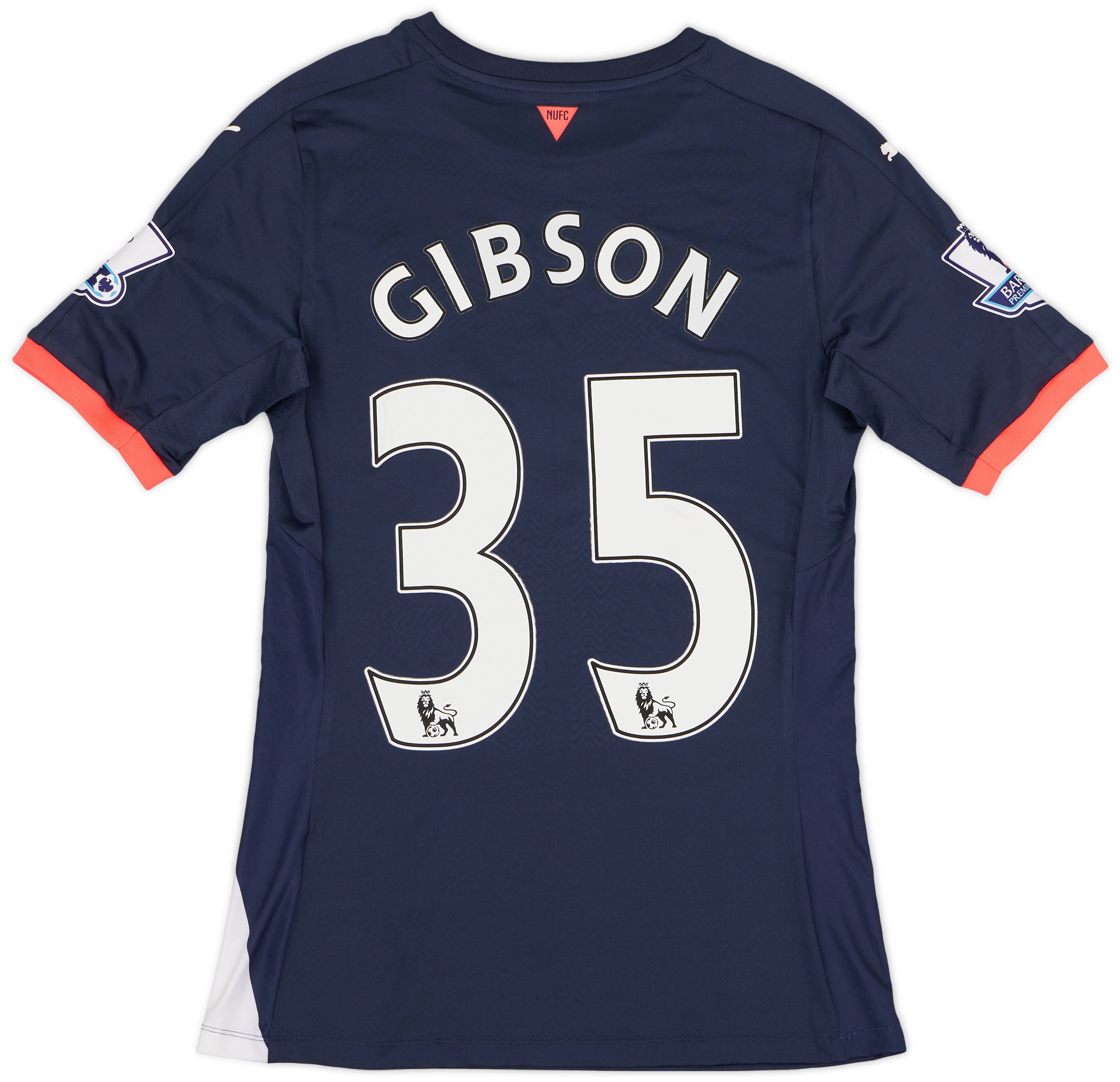 2015-16 Newcastle Player Issue Third Shirt Gibson #35 - 8/10 - (L)