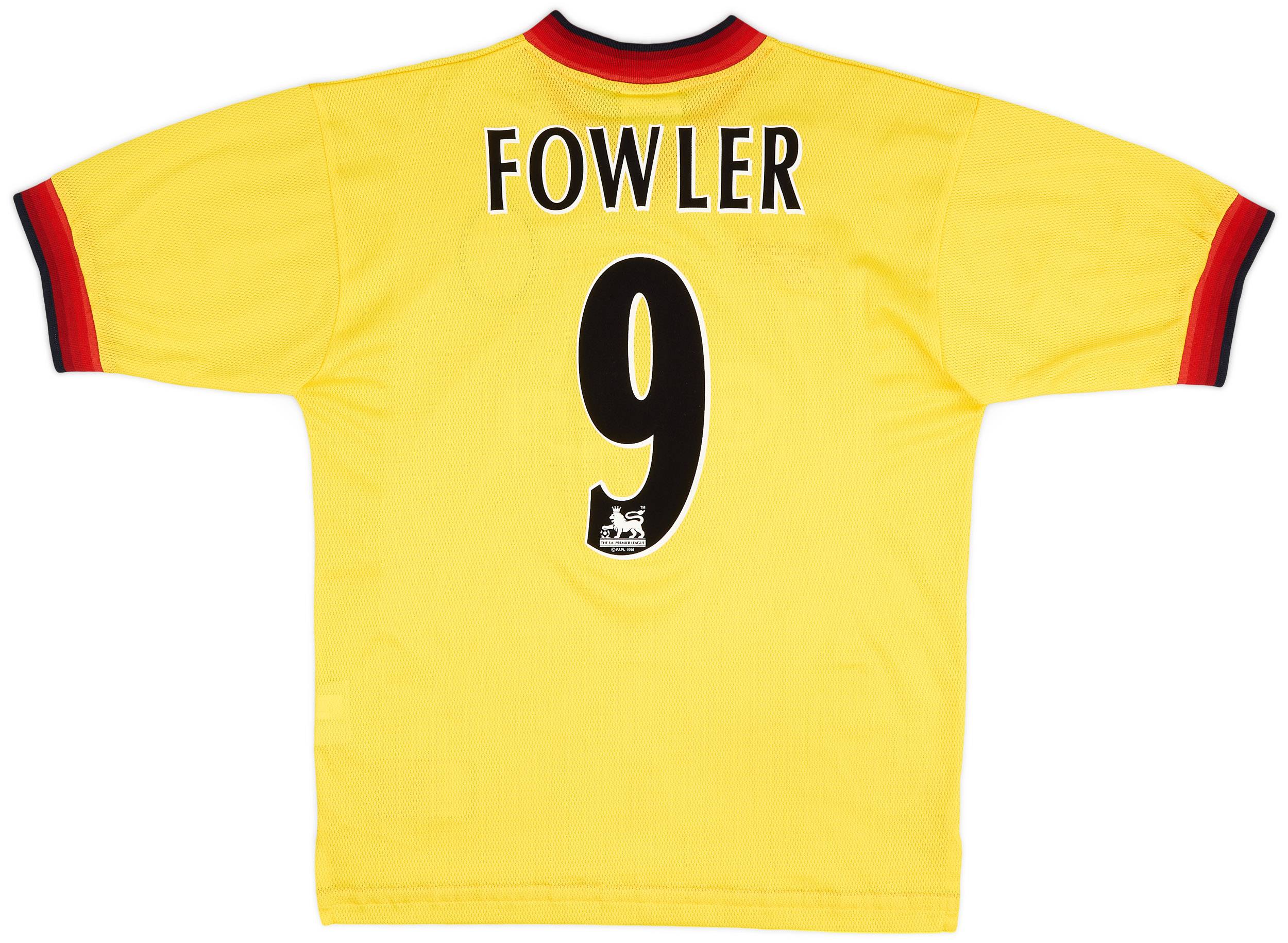 1997-99 Liverpool Away Shirt Fowler #9 - 10/10 - (M)
