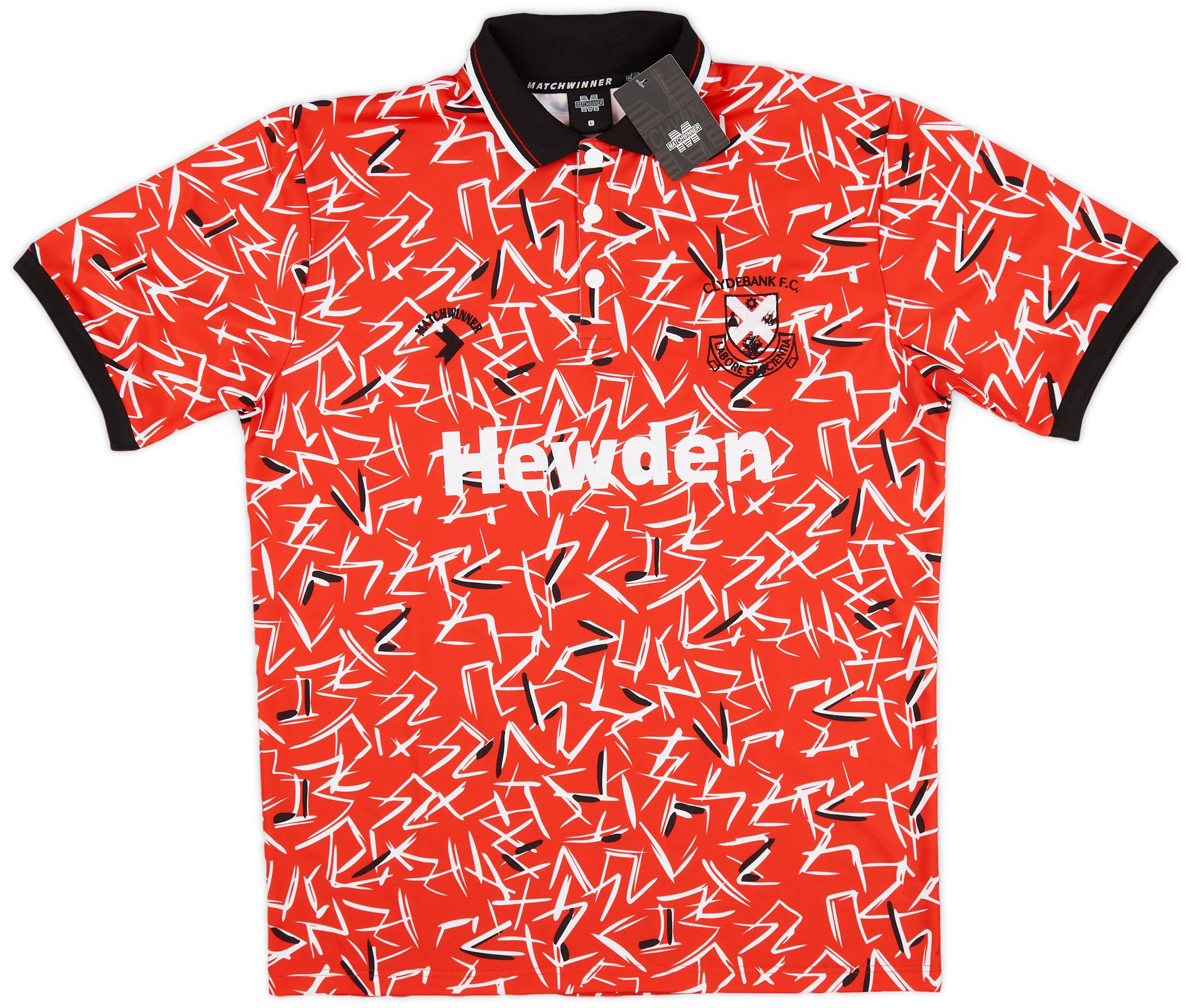 1991-92 Clydebank Matchwinner Reissue Home Shirt