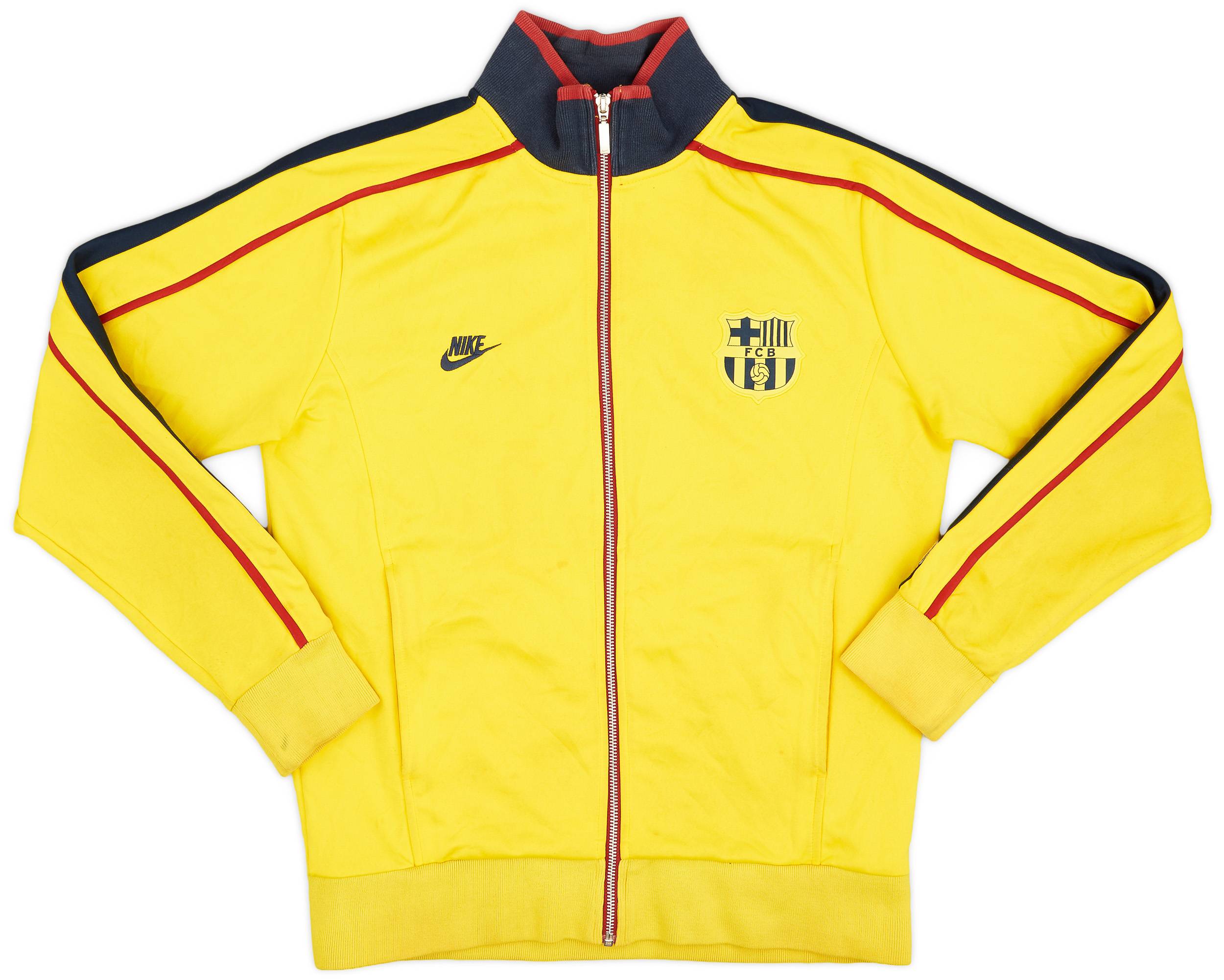 Yellow nike track jacket top