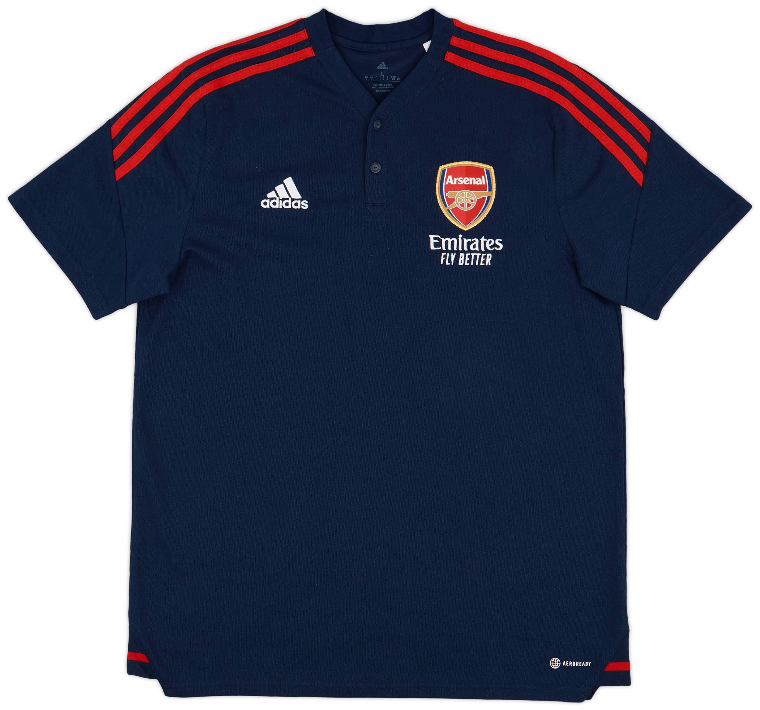 2022 23 Arsenal adidas Polo Shirt 10 10 L