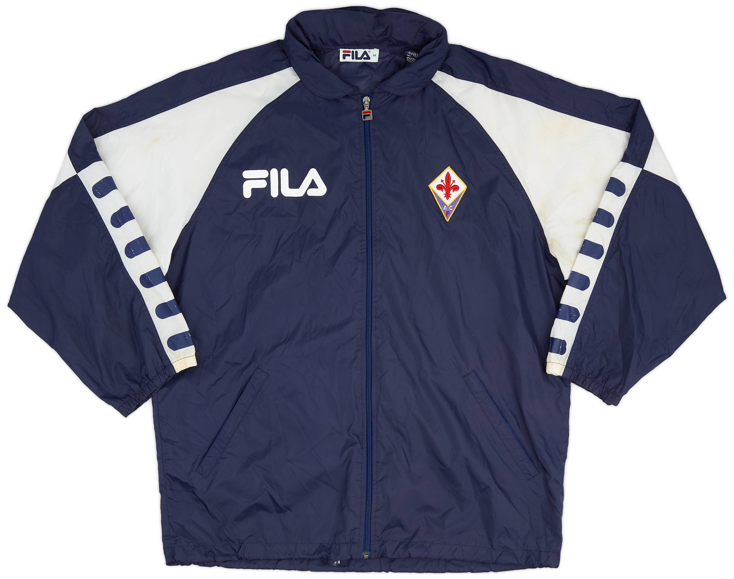 1998 00 Fiorentina Fila Rain Jacket 6 10 M