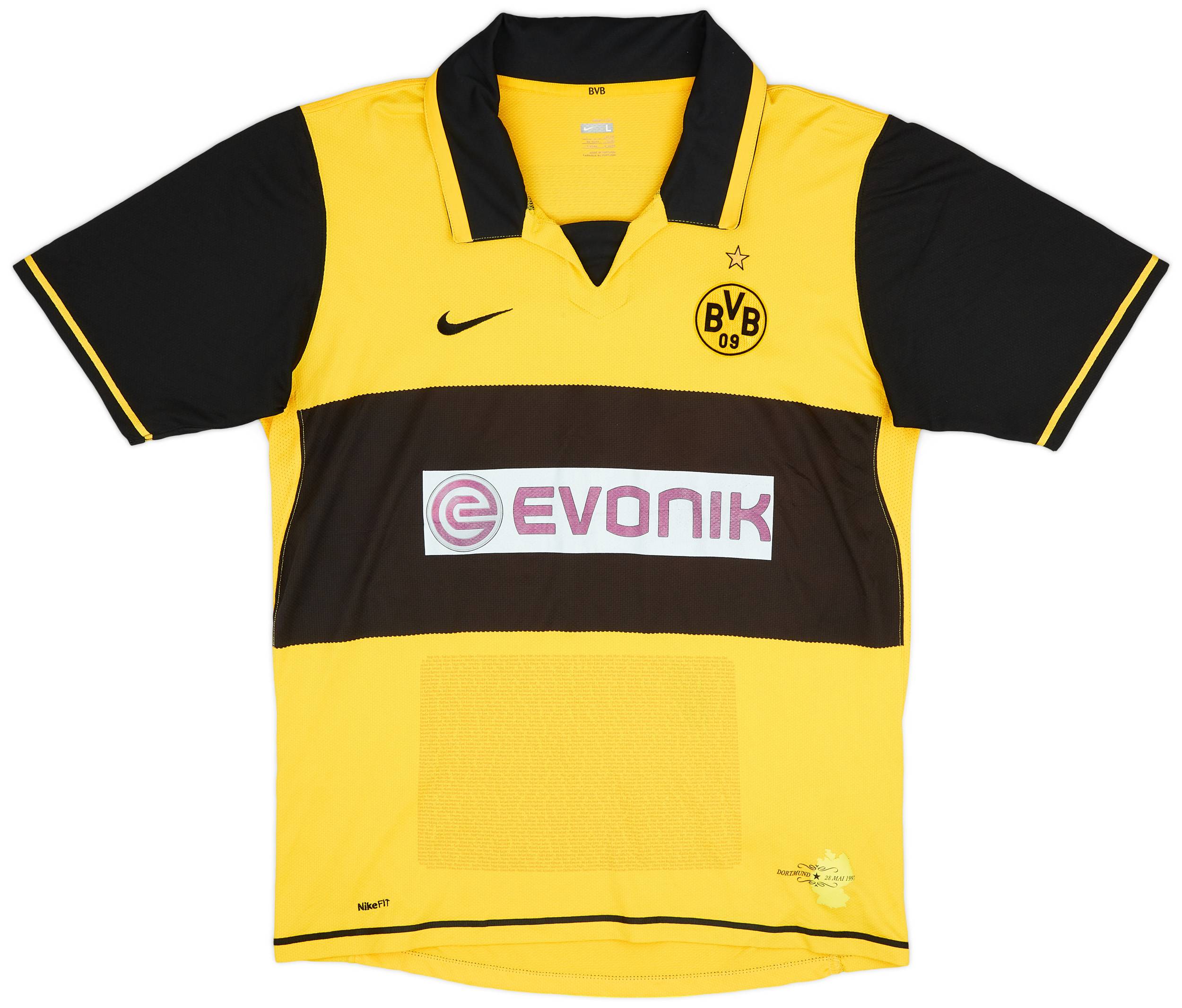 2007-08 Borussia Dortmund Special Edition 'Derbytrikot' Home Shirt - 8/10 - (L)