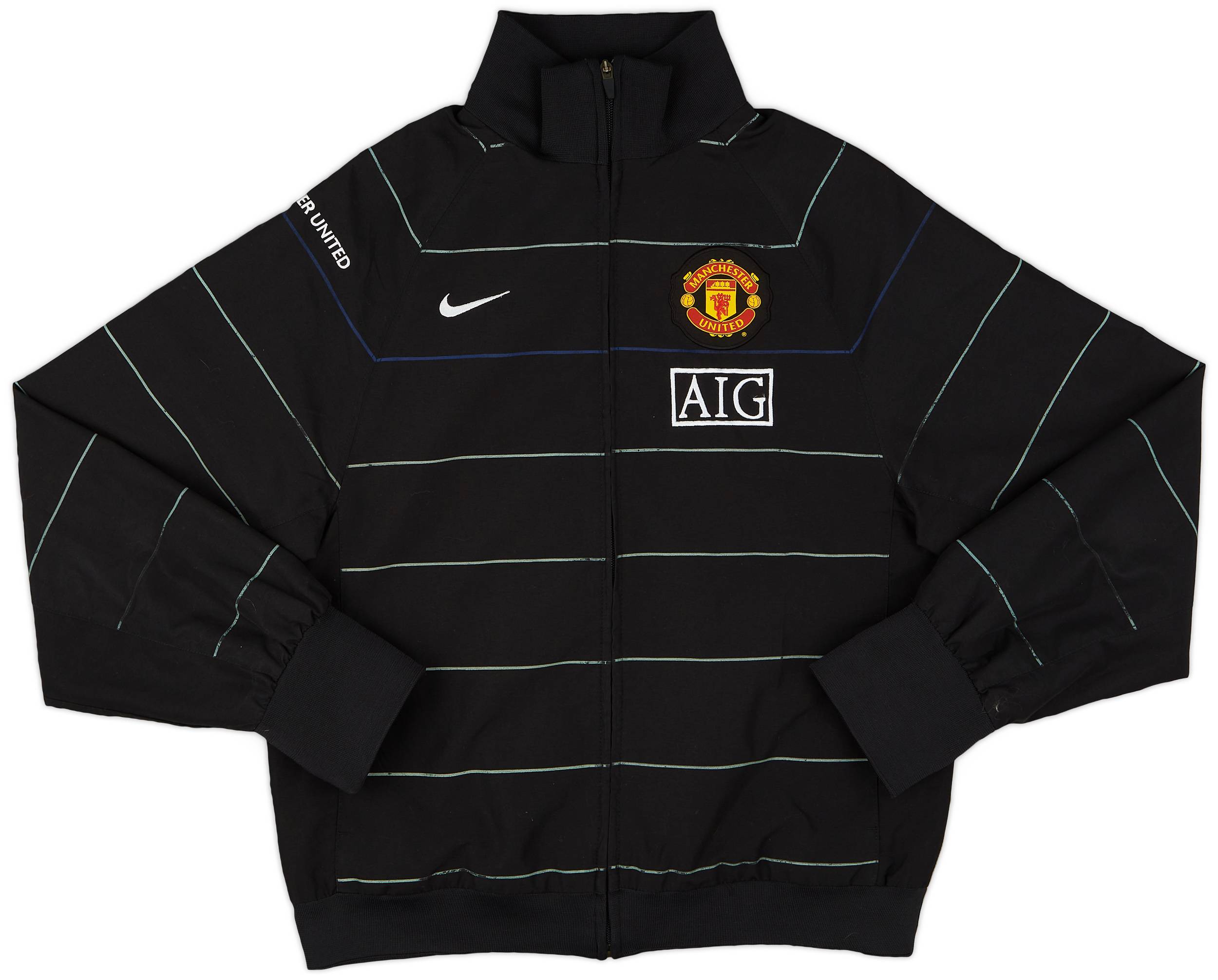 2008-09 Manchester United Nike Track Jacket - 8/10 - (S)