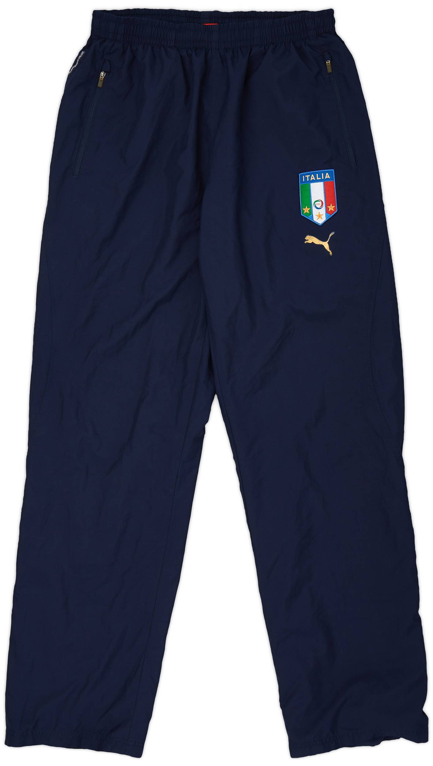 Puma tracksuit bottoms blue store