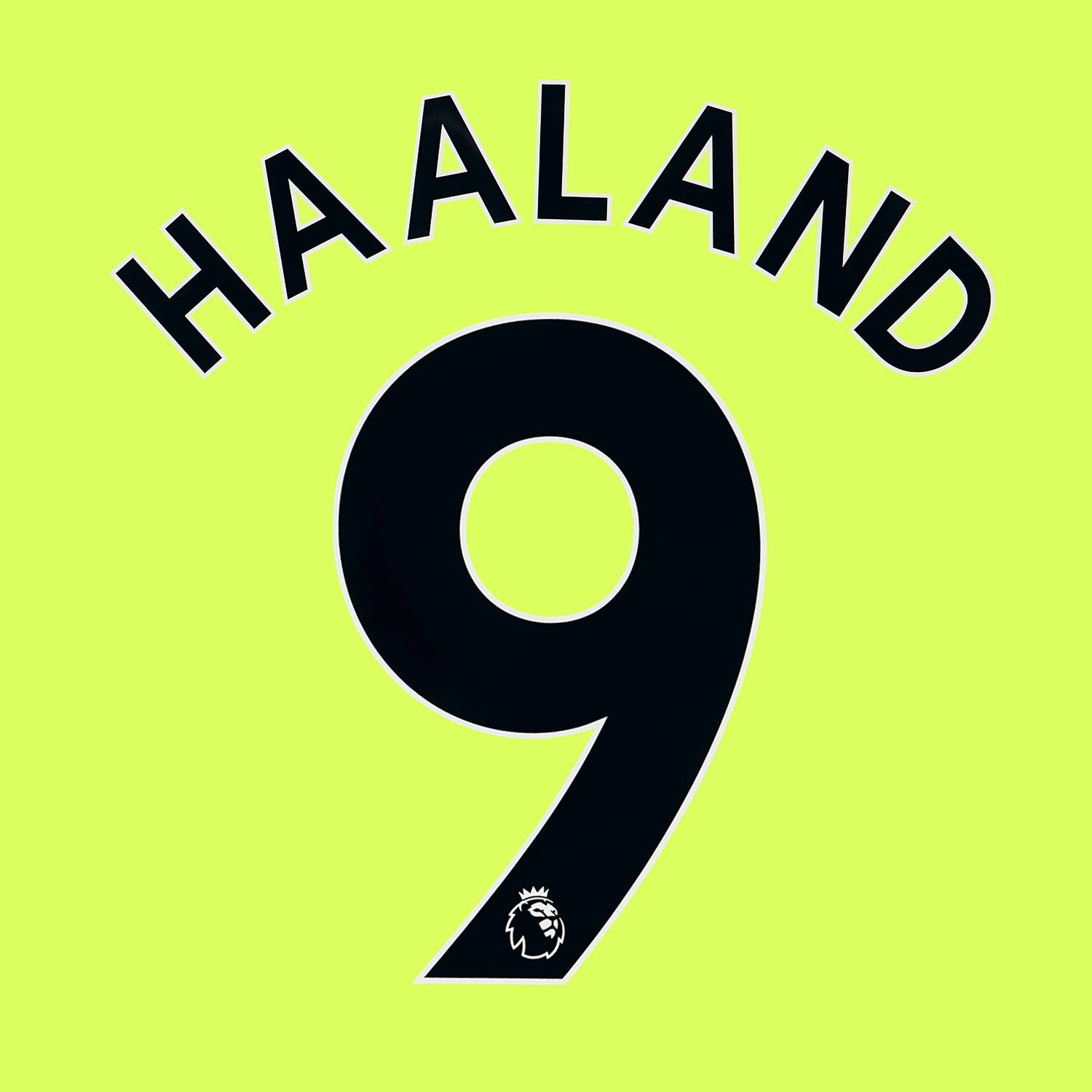 2022-23 Manchester City Haaland #9 Third Name Set