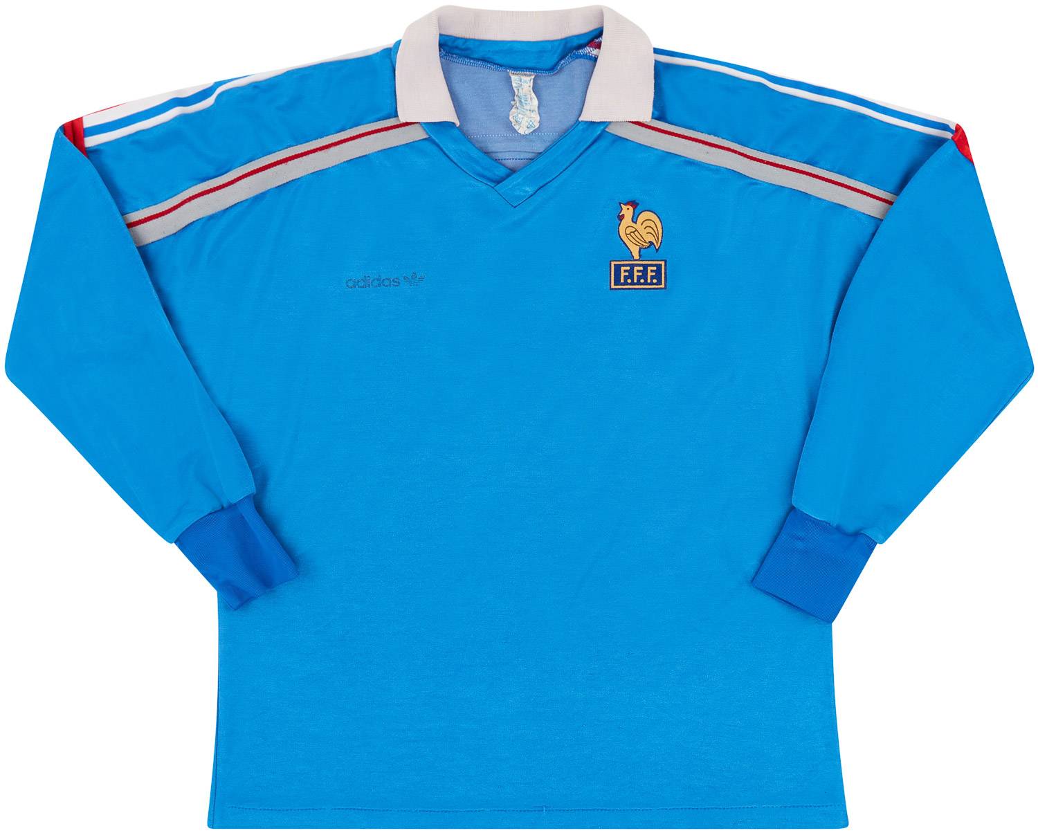 1985-90 France Home L/S Shirt - 5/10 - (S)