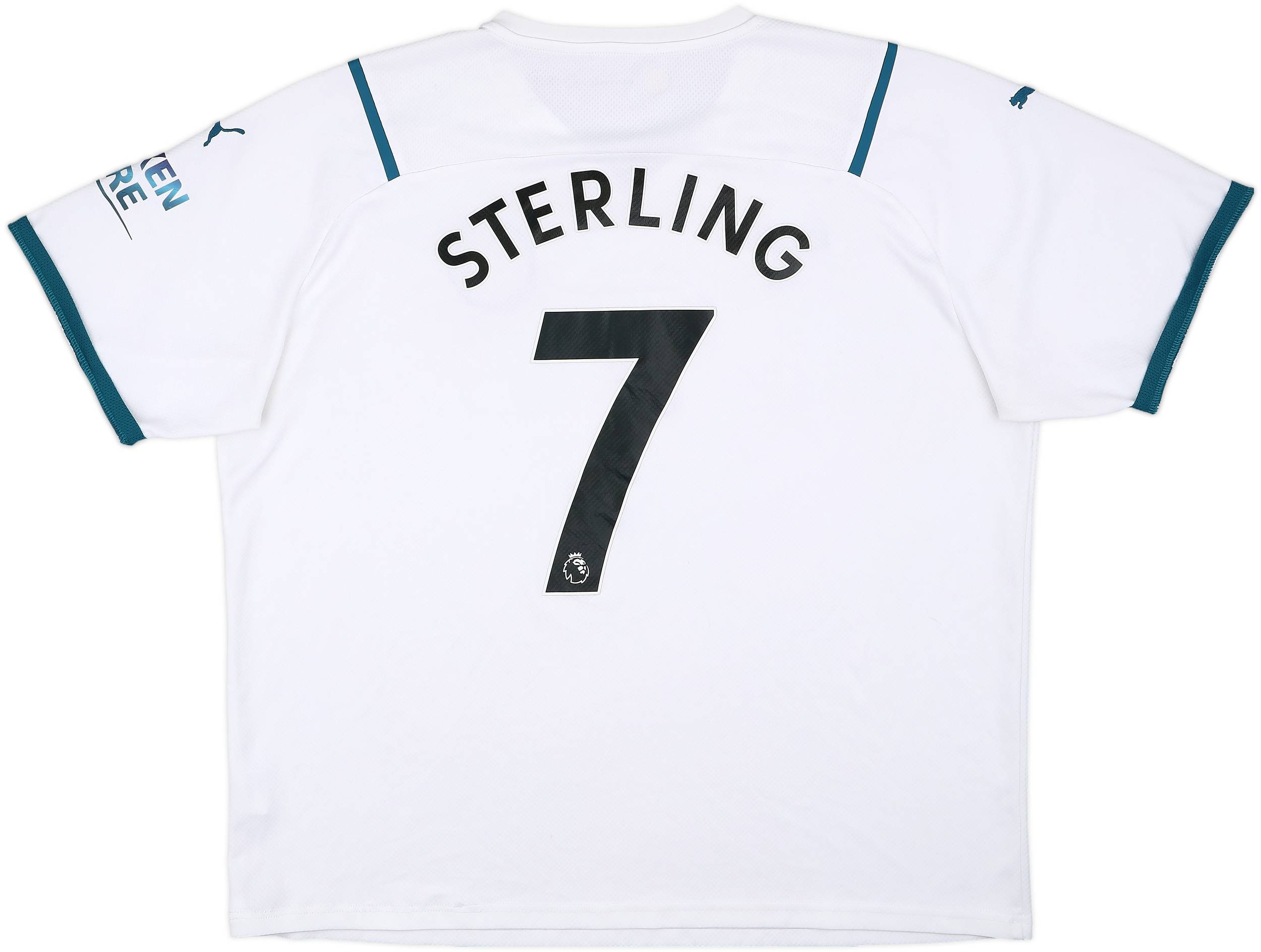 2021-22 Manchester City Away Shirt Sterling #7 - 6/10 - (XXL)