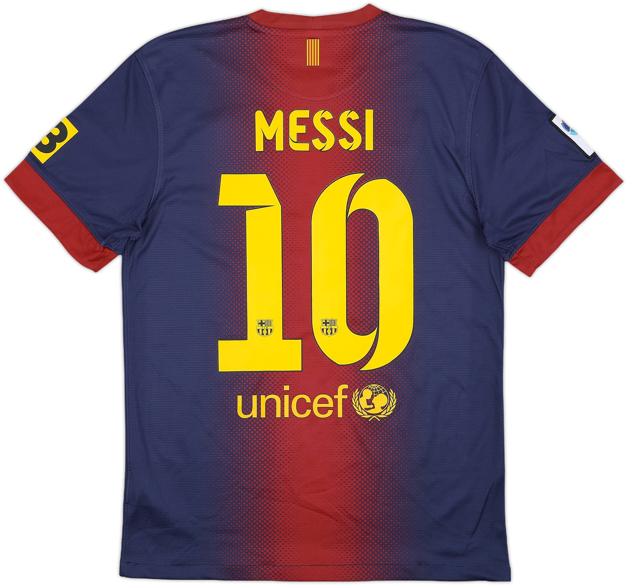 2012-13 Barcelona Home Shirt Messi #10 - 7/10 - (S)
