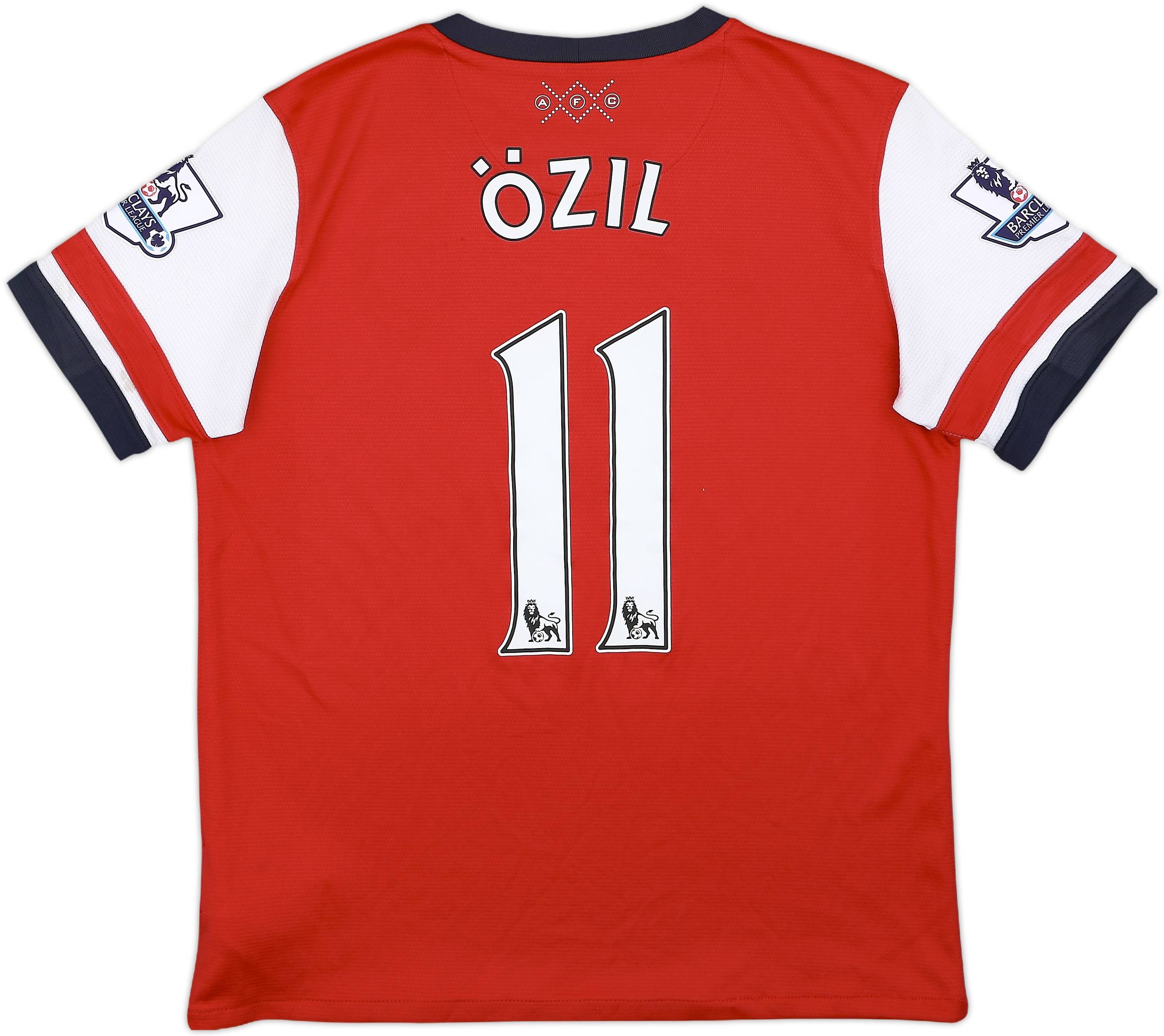 2012-14 Arsenal Home Shirt Ozil #11 - 6/10 - (XL.Boys)
