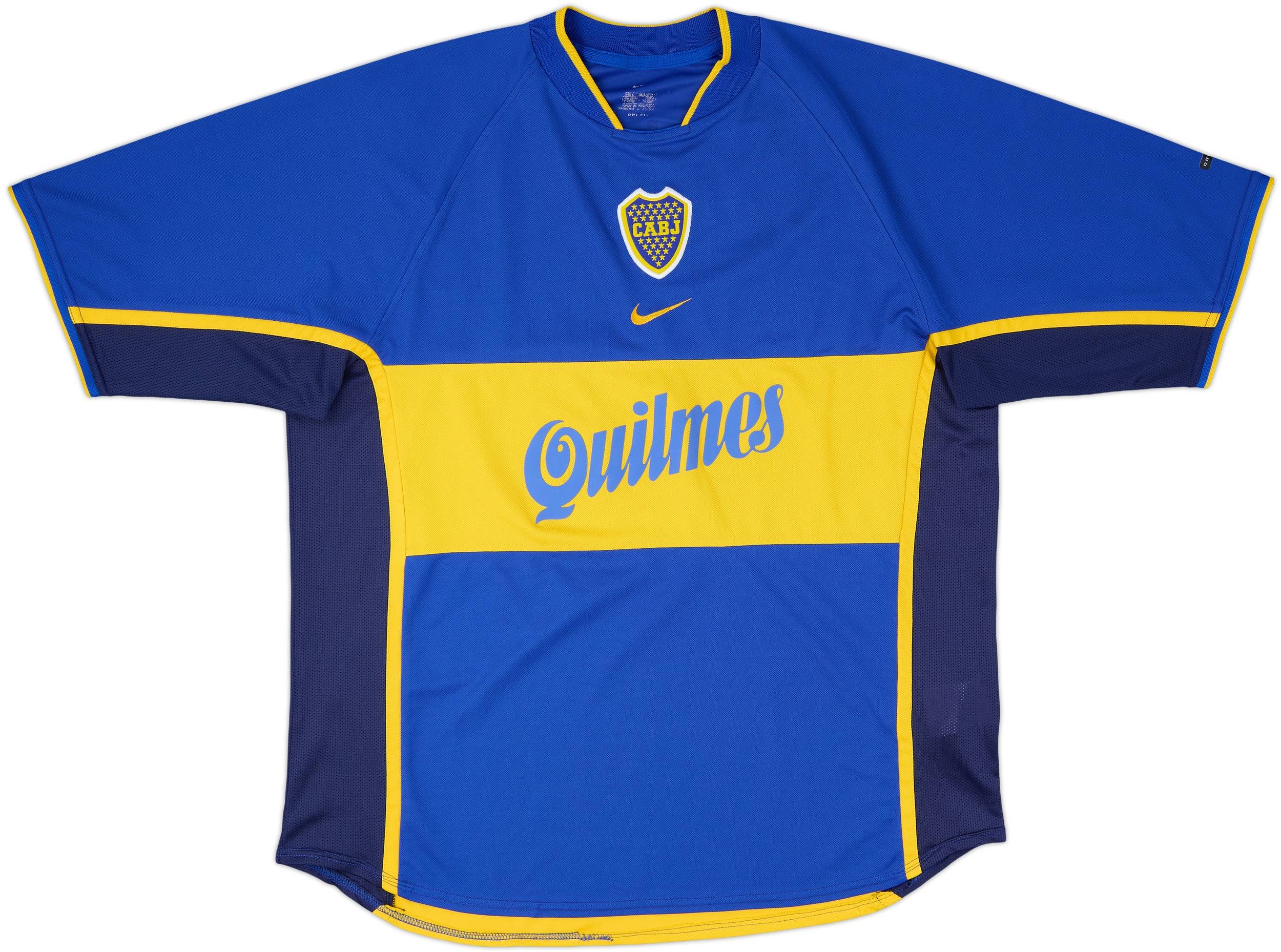 2001-02 Boca Juniors Home Shirt - 7/10 - (L)
