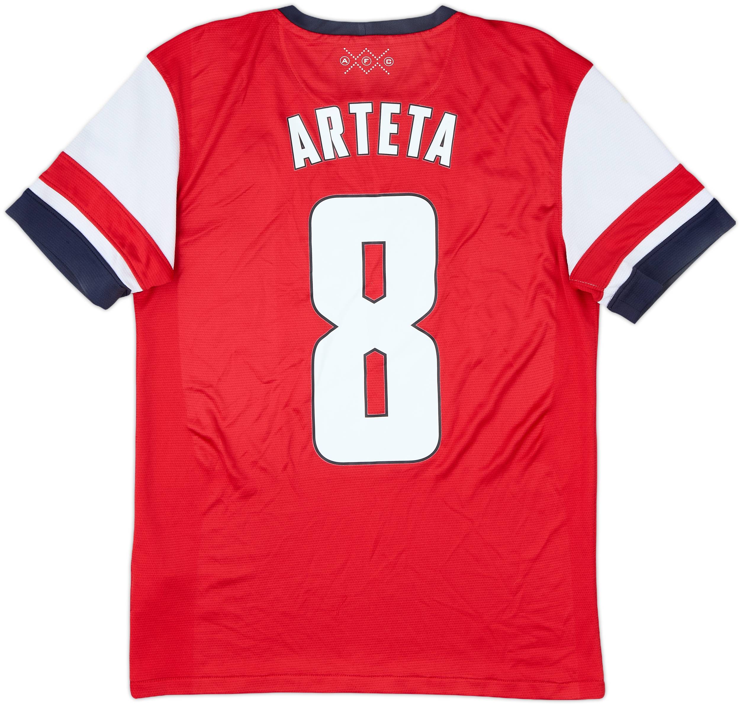 2012-14 Arsenal Home Shirt Arteta #8 - 5/10 - (S)