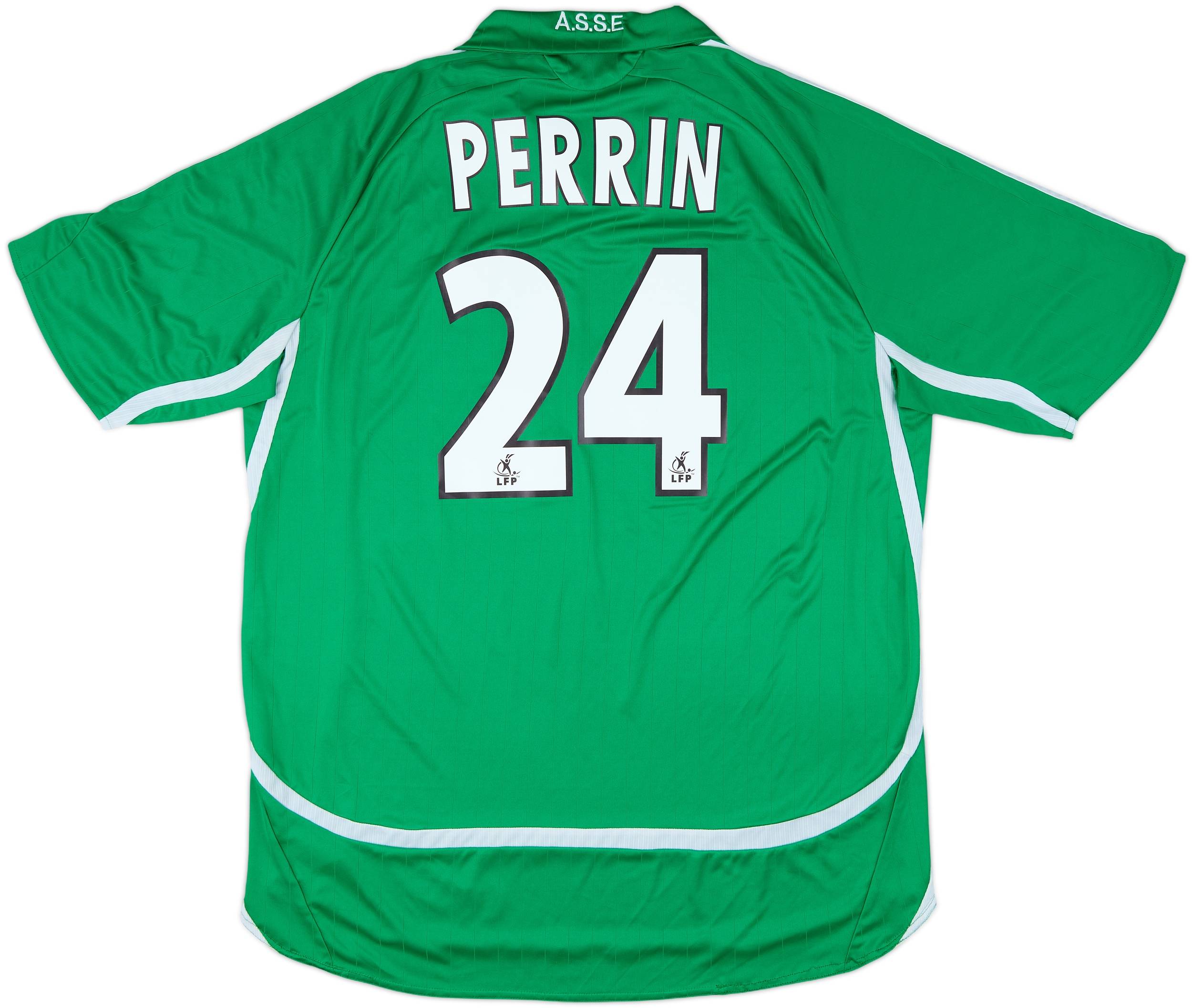 2006-07 Saint Etienne Home Shirt Perrin #24 - 6/10 - (XL)