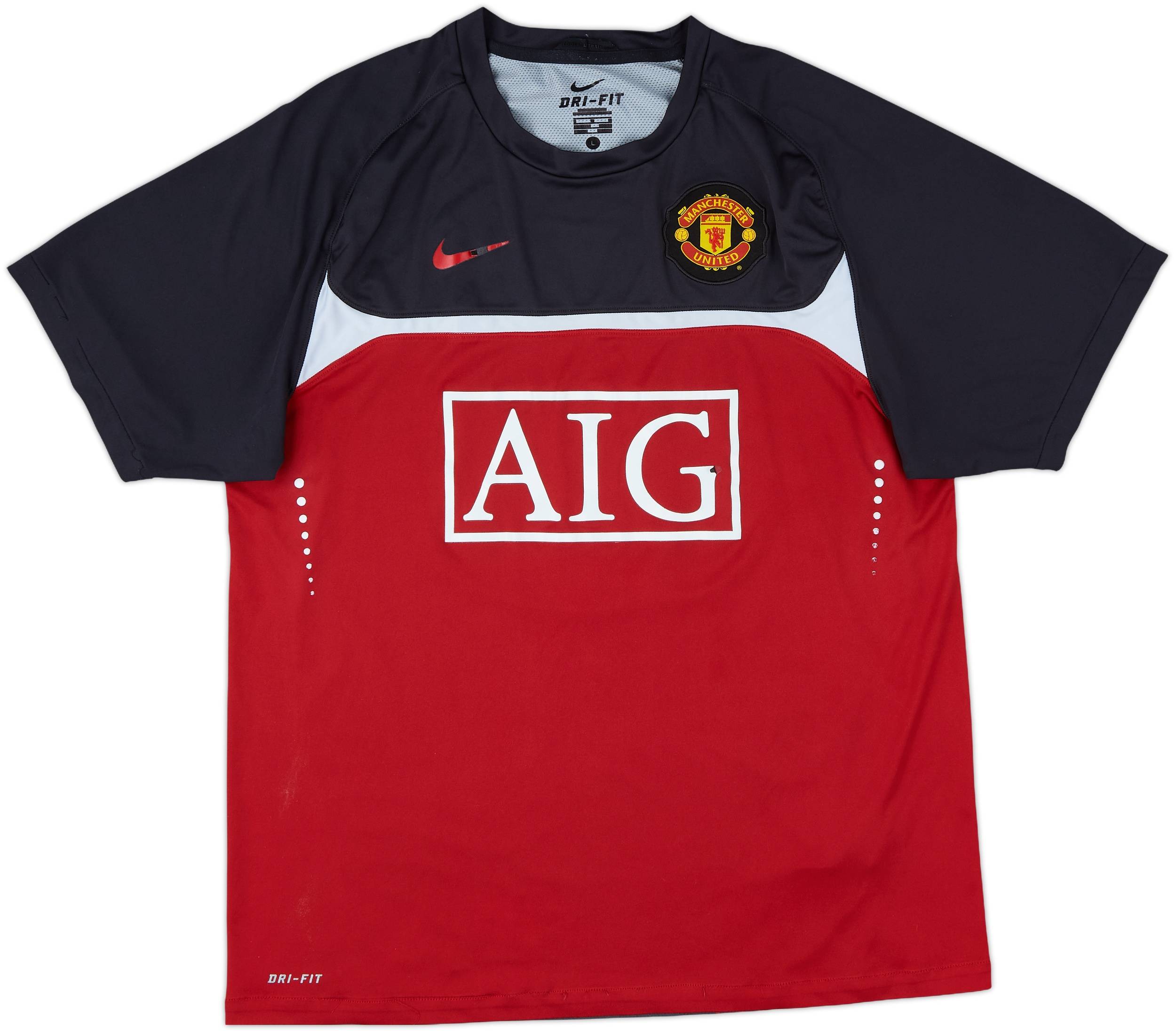 2010-11 Manchester United Nike Training Shirt - 5/10 - (L)
