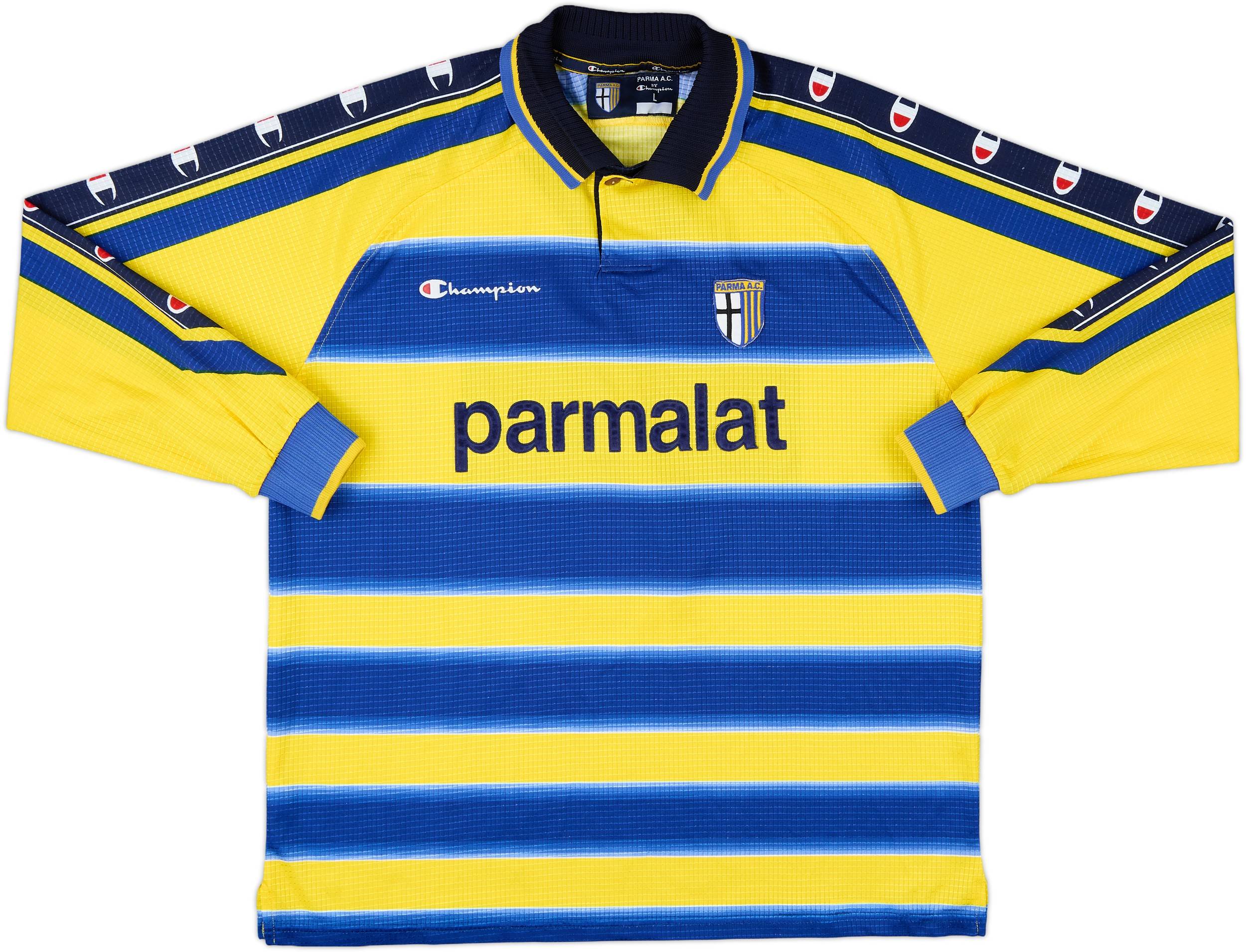 1999-00 Parma Home L/S Shirt #7 - 7/10 - (L)