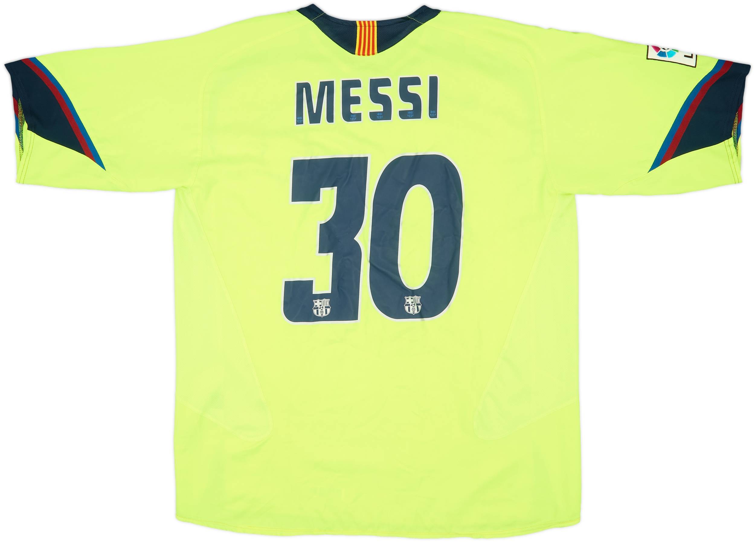 2005-06 Barcelona Away Shirt Messi #30 - 5/10 - (XL)