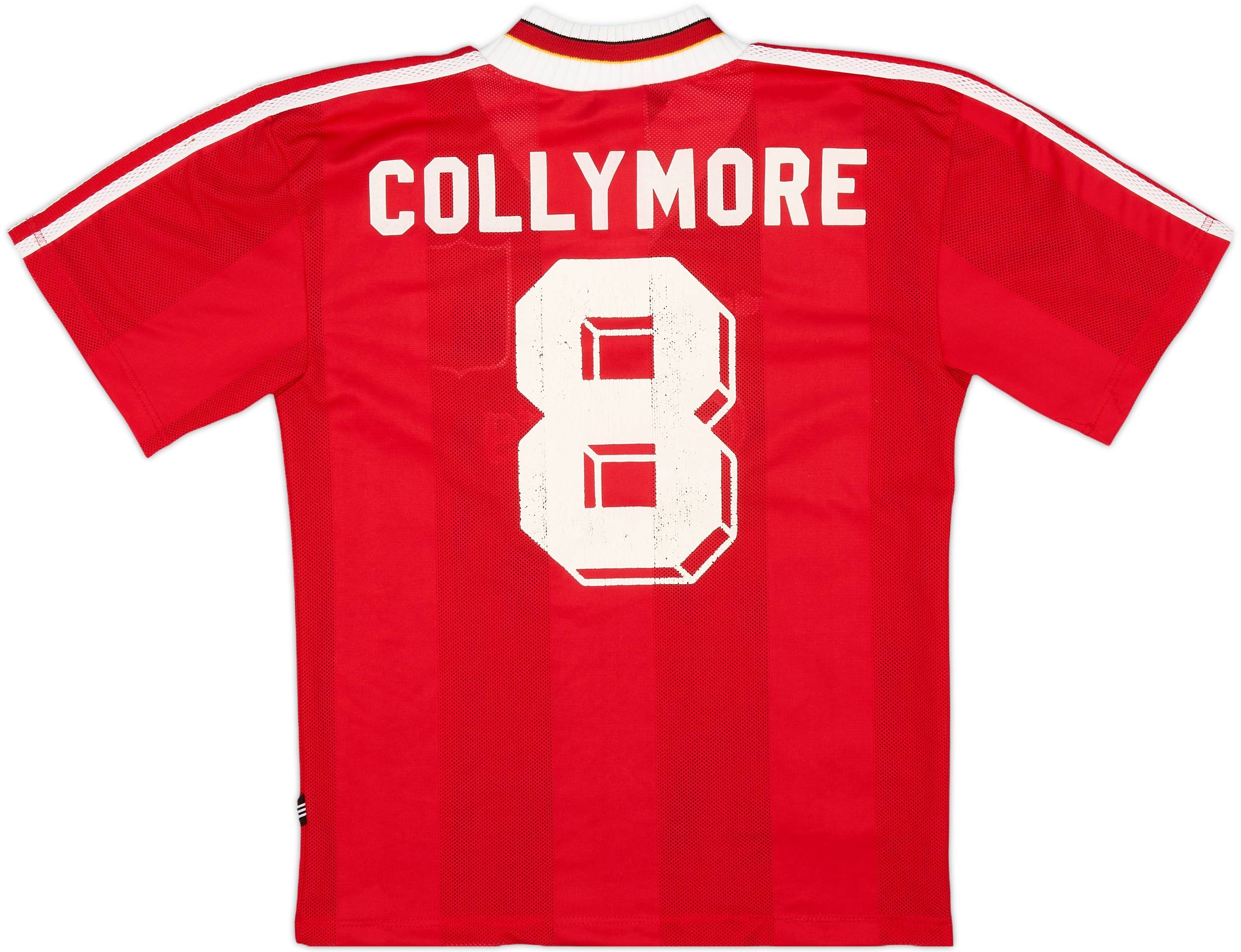 1996-98 Liverpool Home Shirt Collymore #8 - 6/10 - (L.Boys)