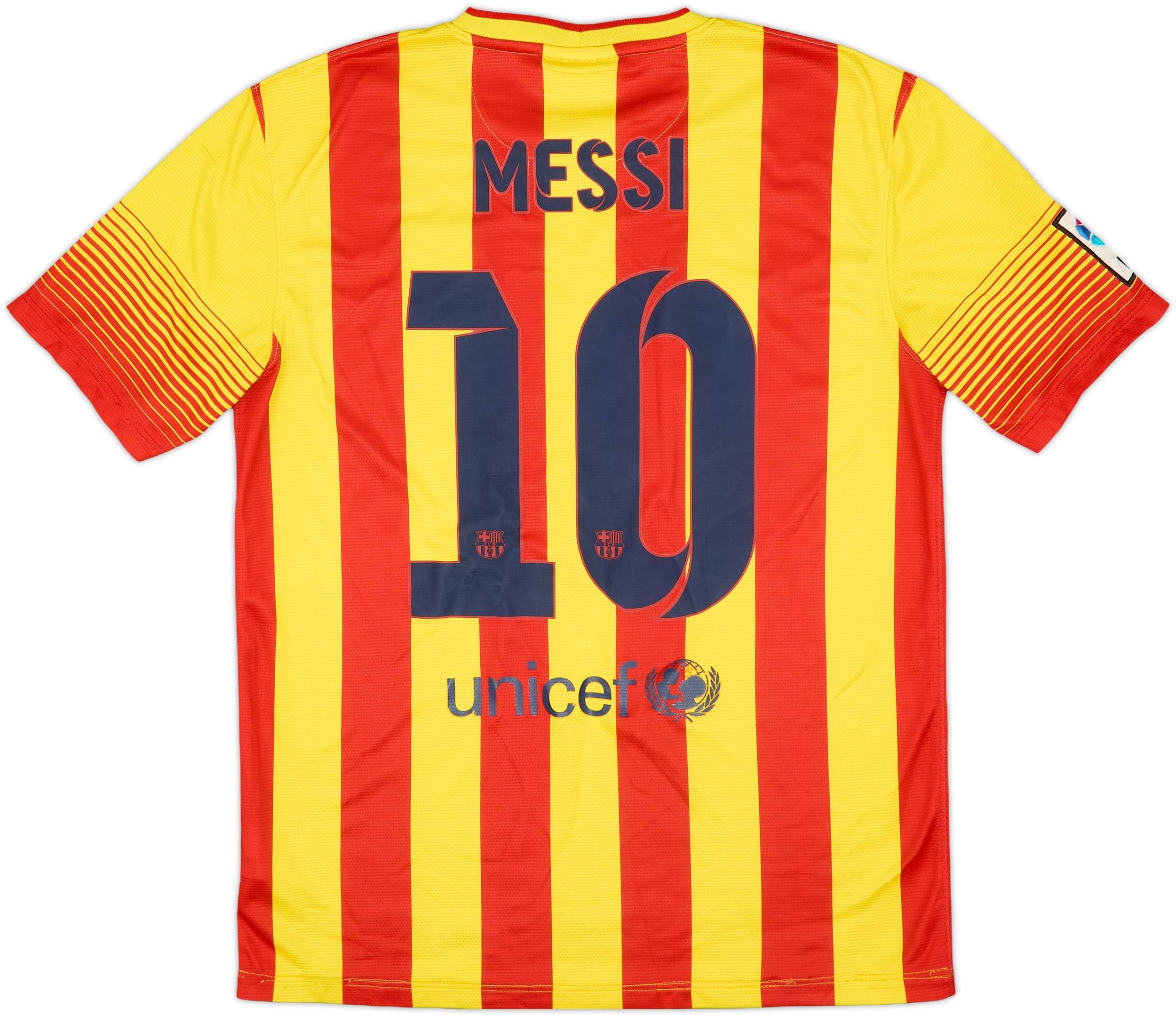 2013-15 Barcelona Away Shirt Messi #10 - 6/10 - (M)